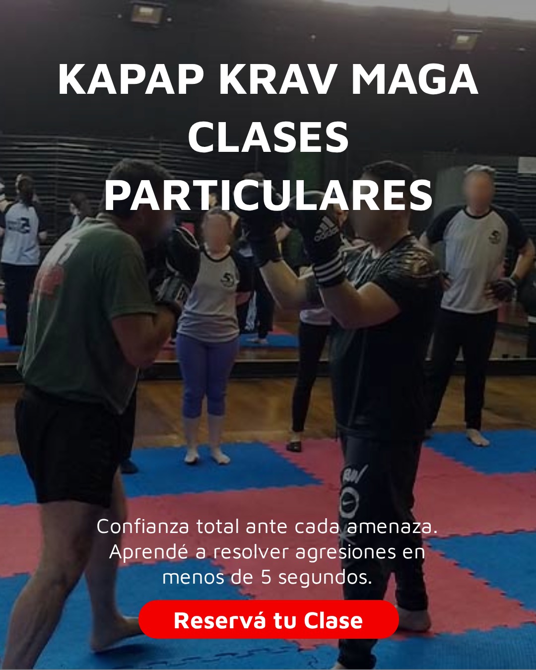 5 Segundos Defensa Personal Kapap Krav Maga Facebook ad: Clases de Defensa Personal a Domicilio individuales y…
