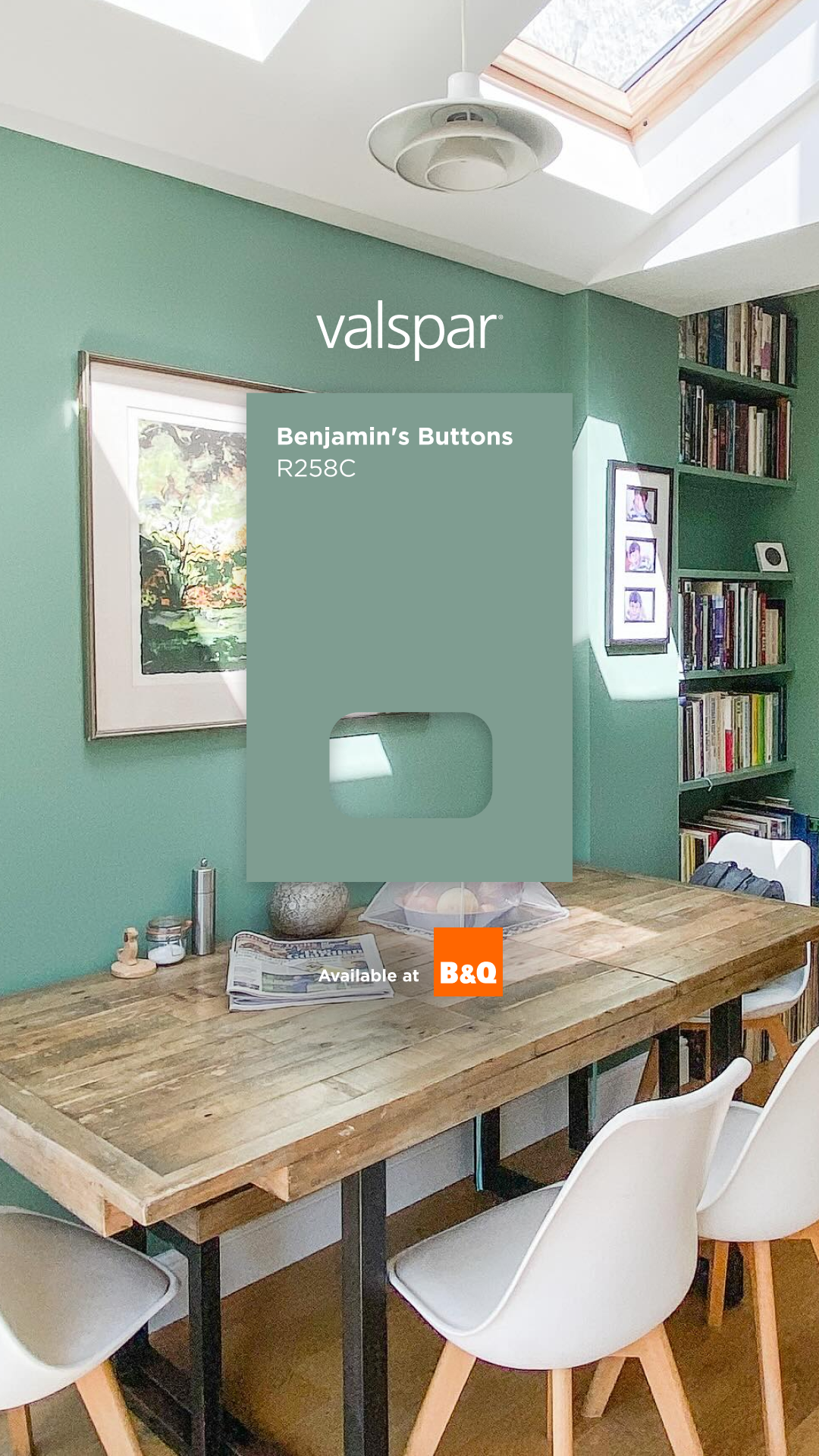 Valspar UK & Ireland Facebook ad: Green Paint Colours
