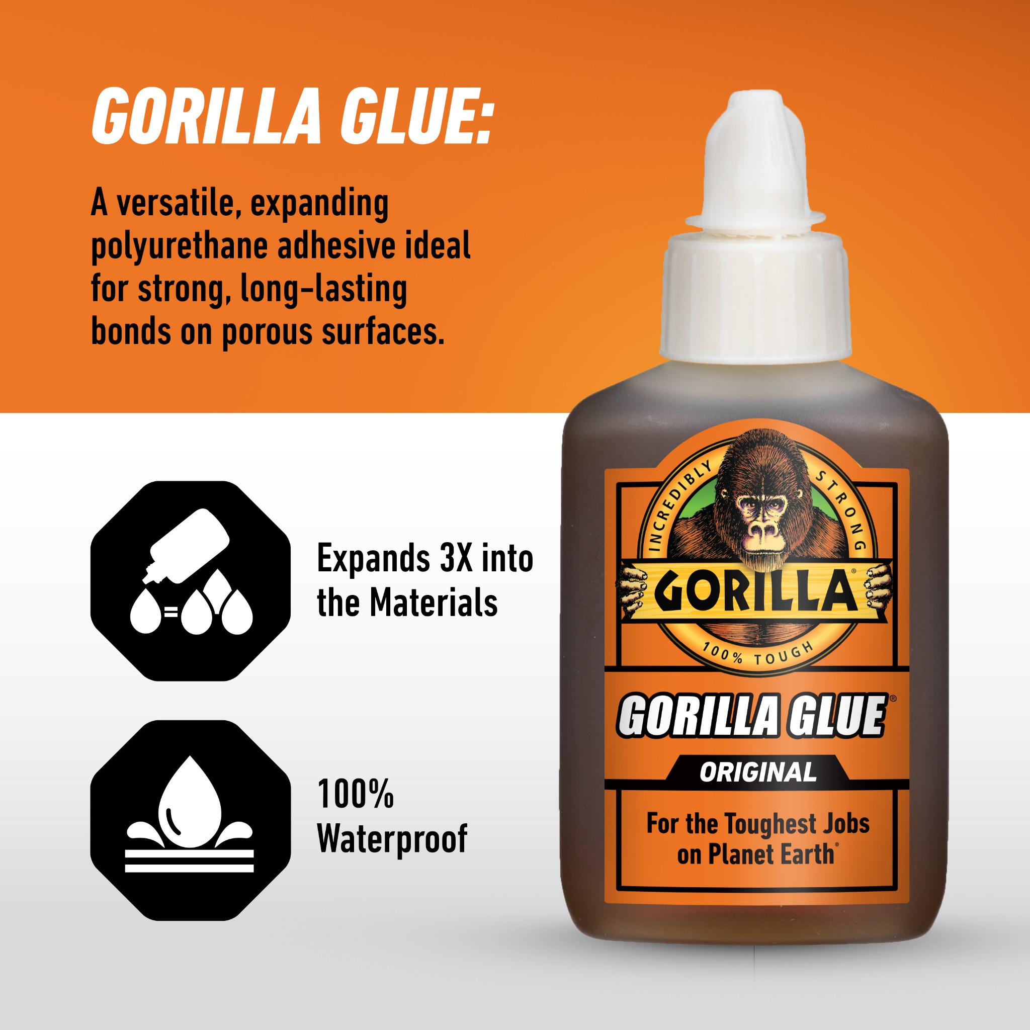 Gorilla Glue Australia Facebook ad: The original Gorilla Glue, millions of repairs and counting