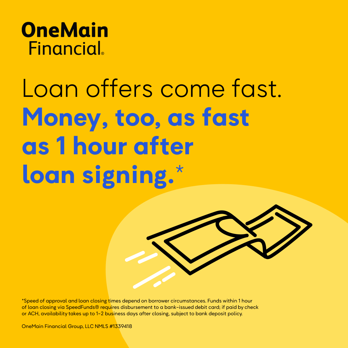 OneMain Financial Facebook ad