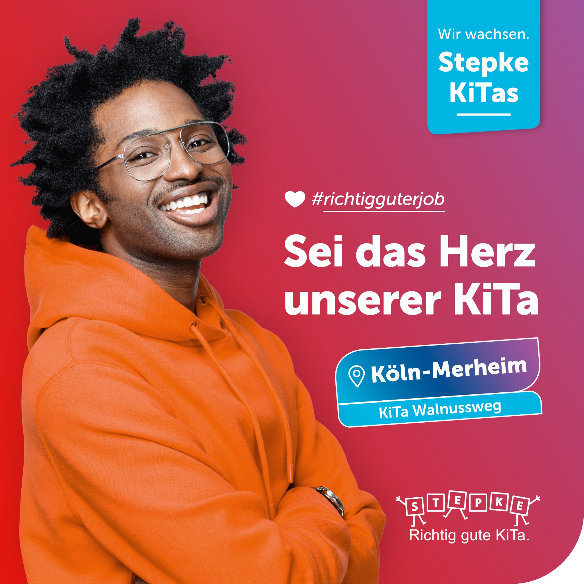 Stepke KiTas Facebook ad: Du willst Richtig gute KiTa gestalten?