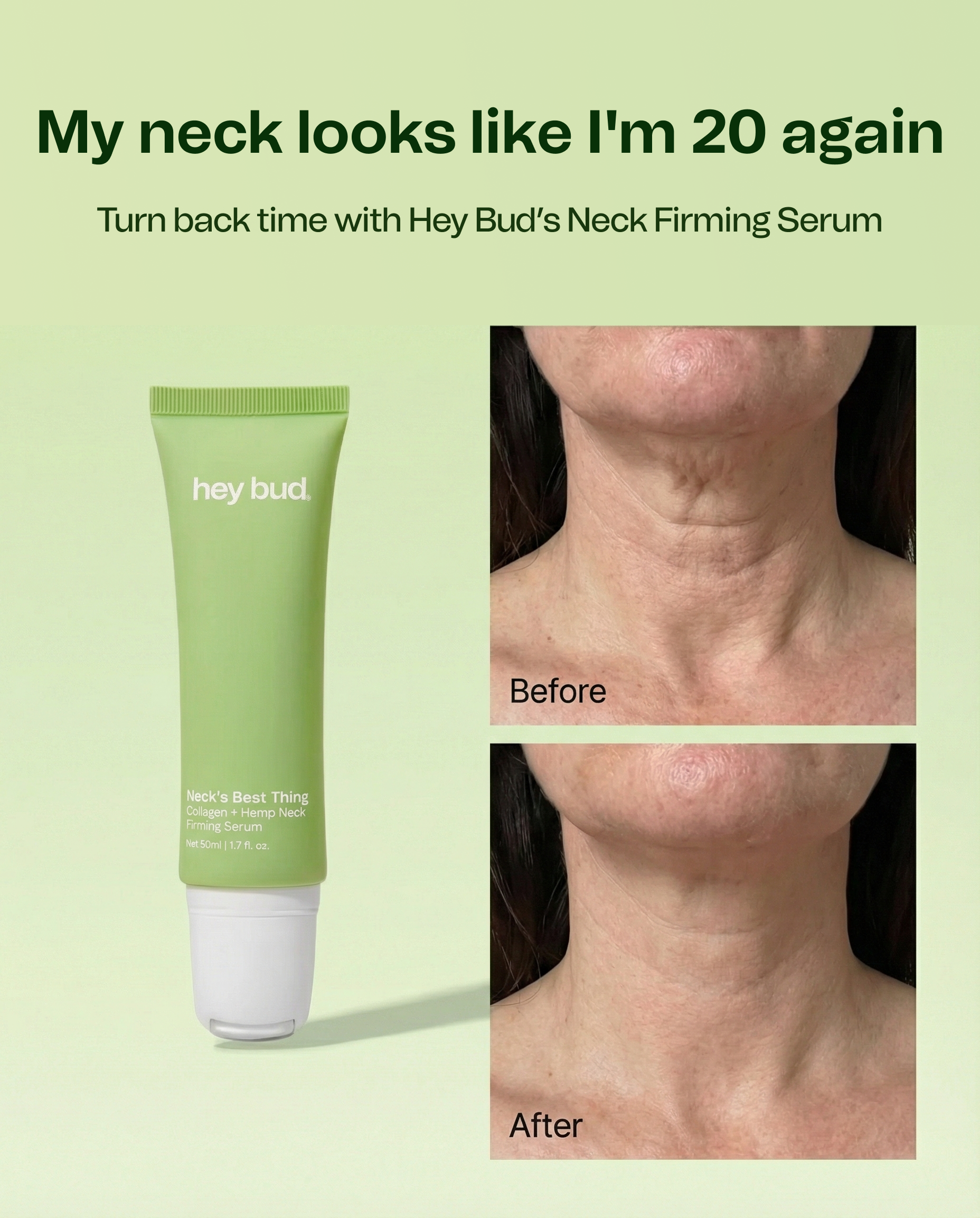 Hey Bud Skincare Facebook ad
