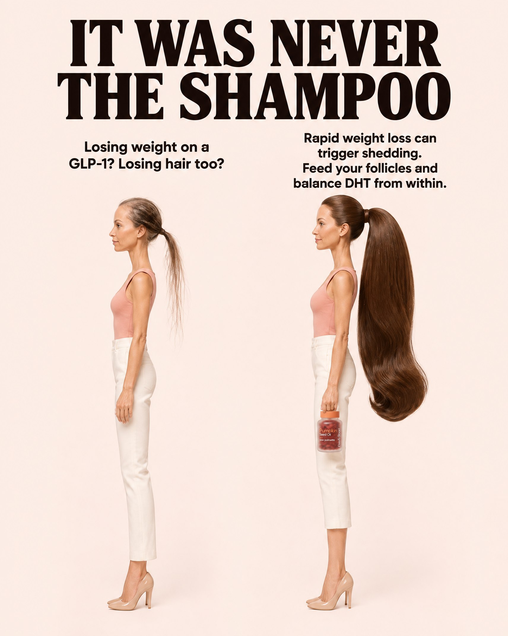 Beauty Reviews Facebook ad: Help Hair Loss Naturally