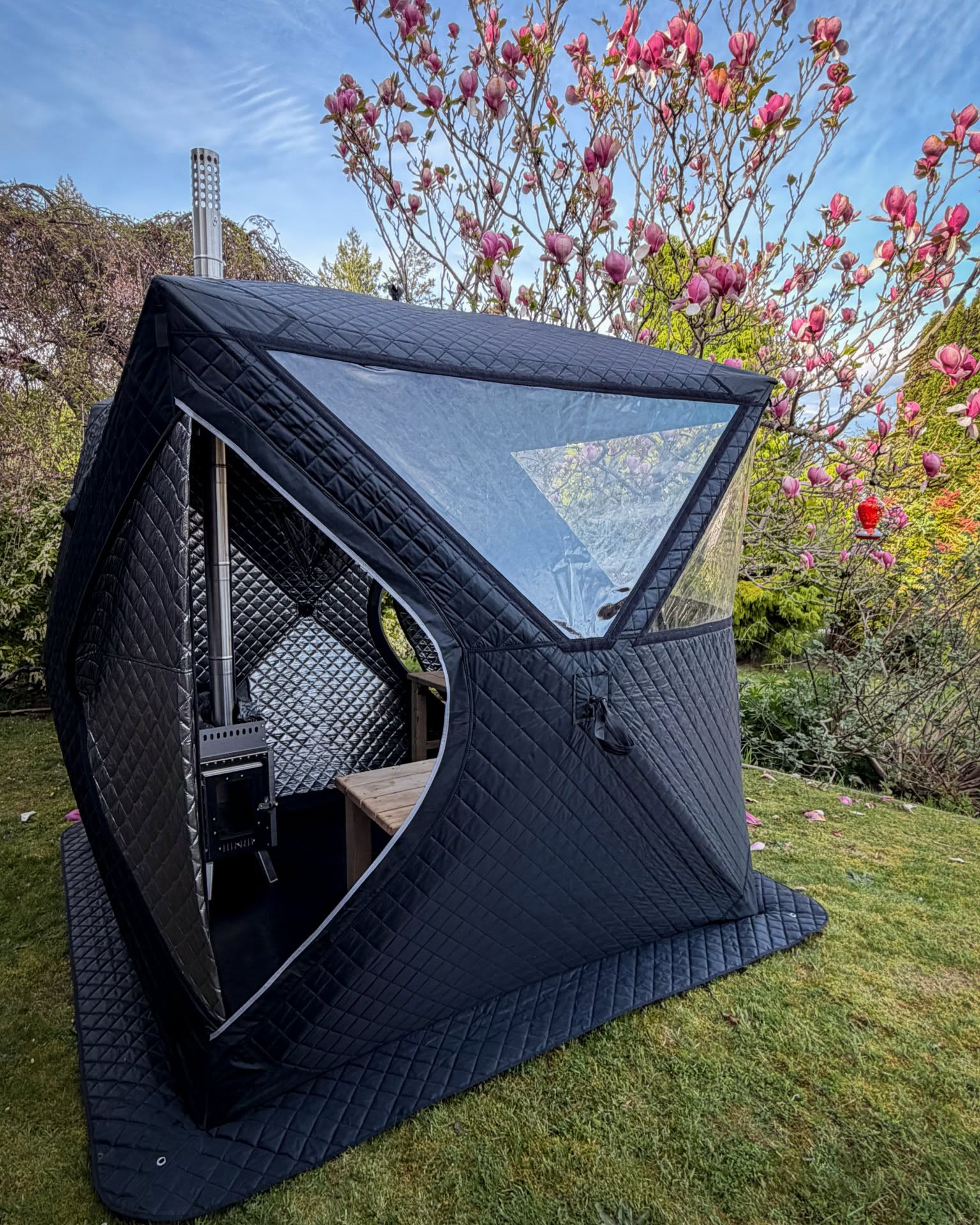 Benjamin Hirschbach Facebook ad: 4-5 Person Sauna Tent
