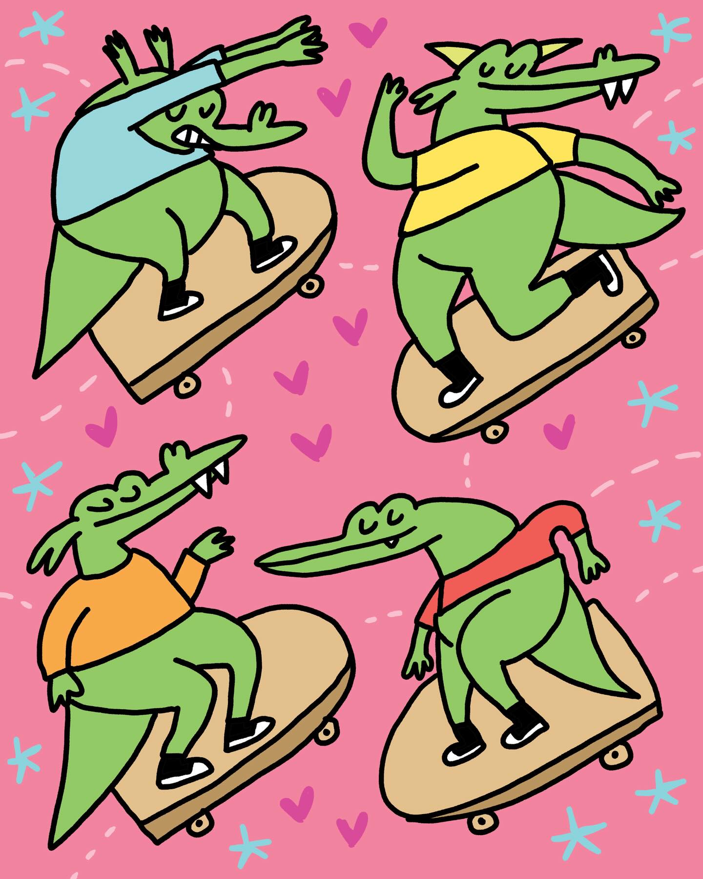 robotfunmonster Facebook ad: Six drawings from the last two nights!