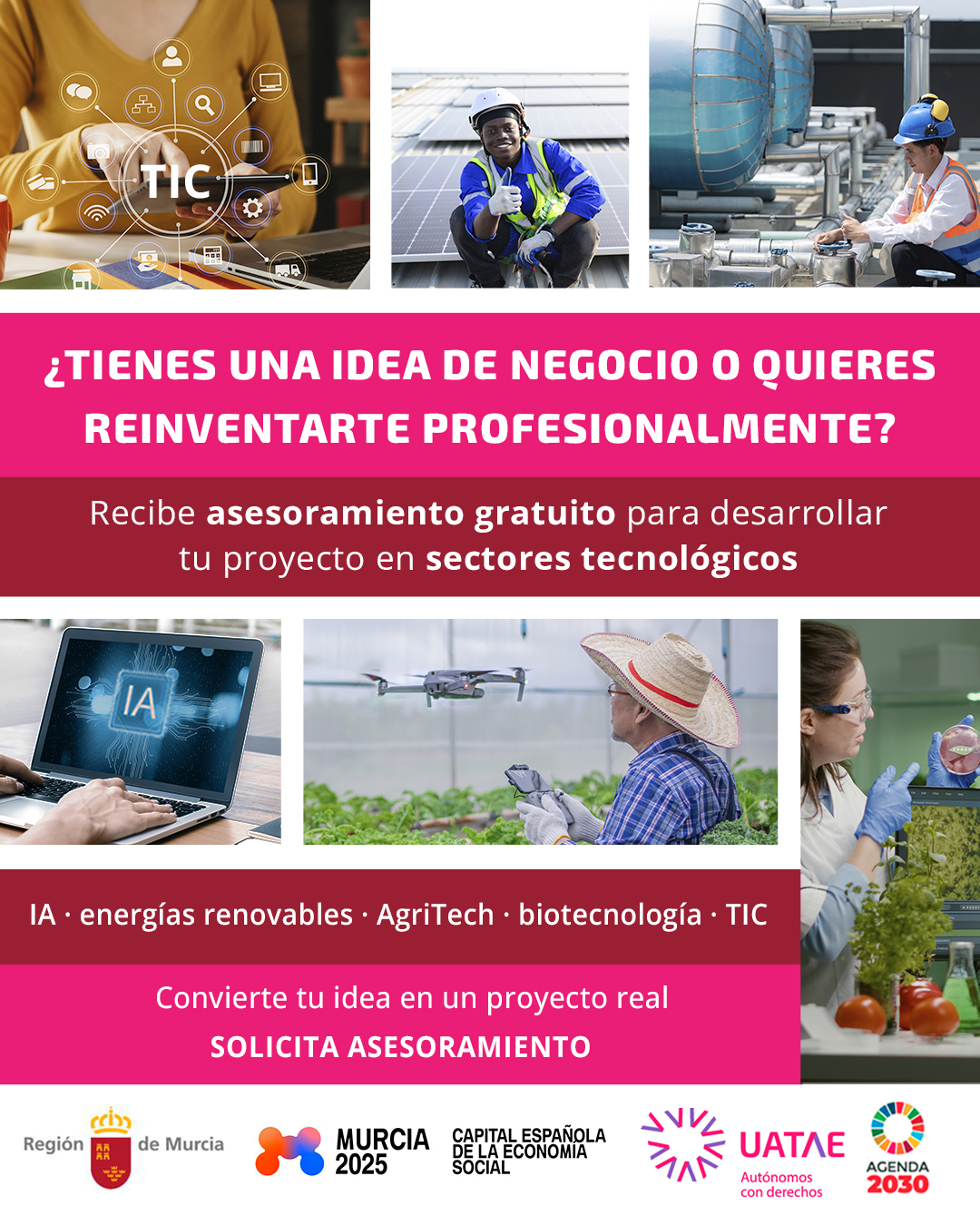 UATAE Facebook ad: Solicita ahora tu asesoramiento gratuito