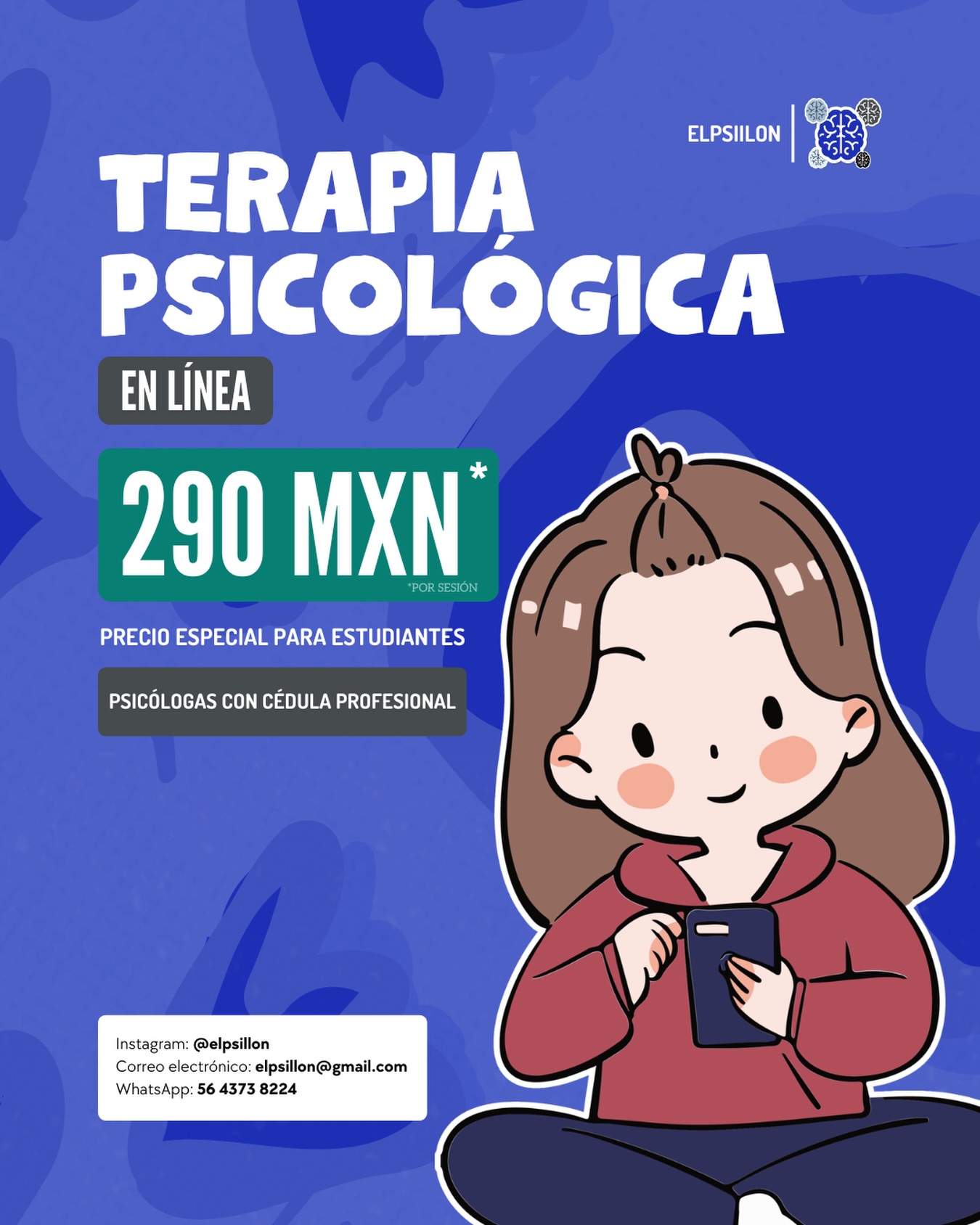 El Psillón Facebook ad: ¿Te sientes abrumado/a, con ansiedad o demasiado estrés?