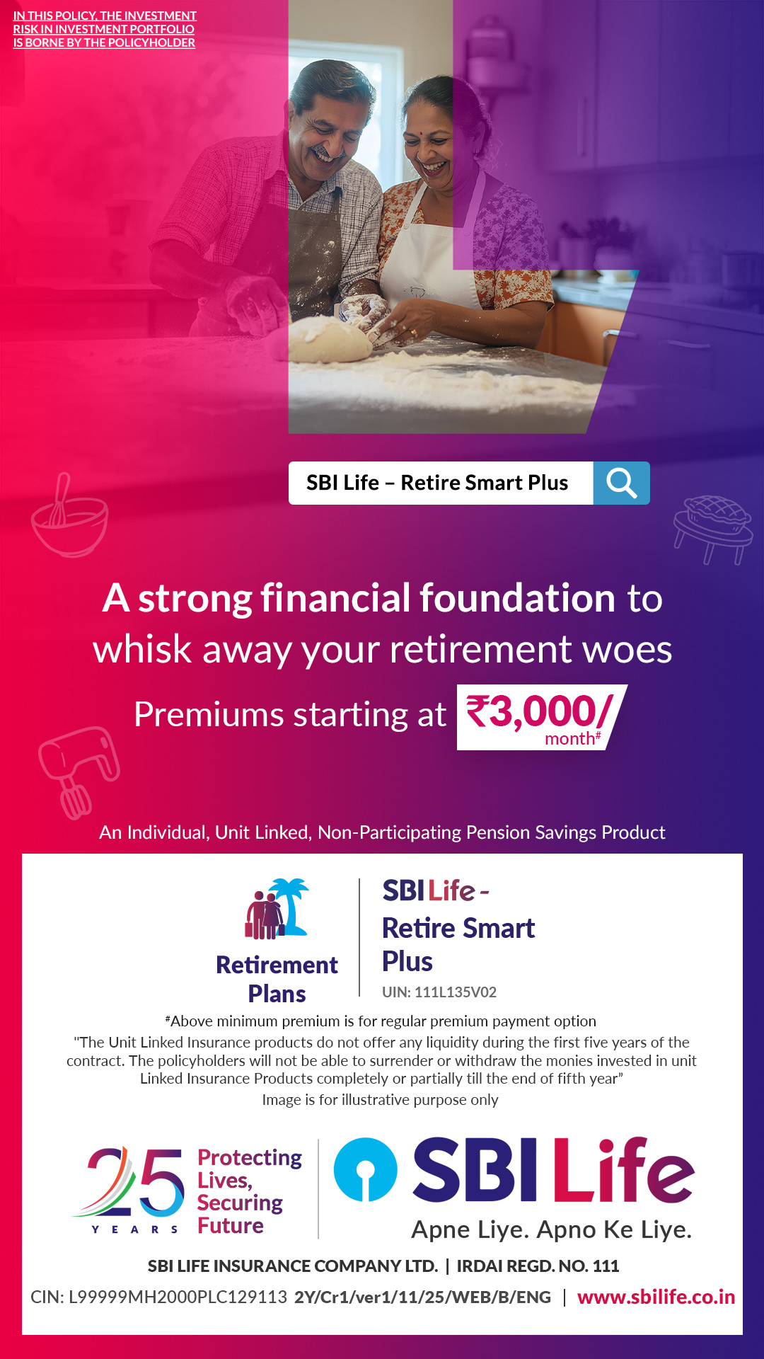 SBI Life Insurance Facebook ad