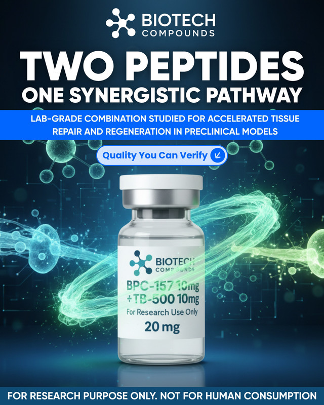 Biotechcompounds Facebook ad: Your body does the work.