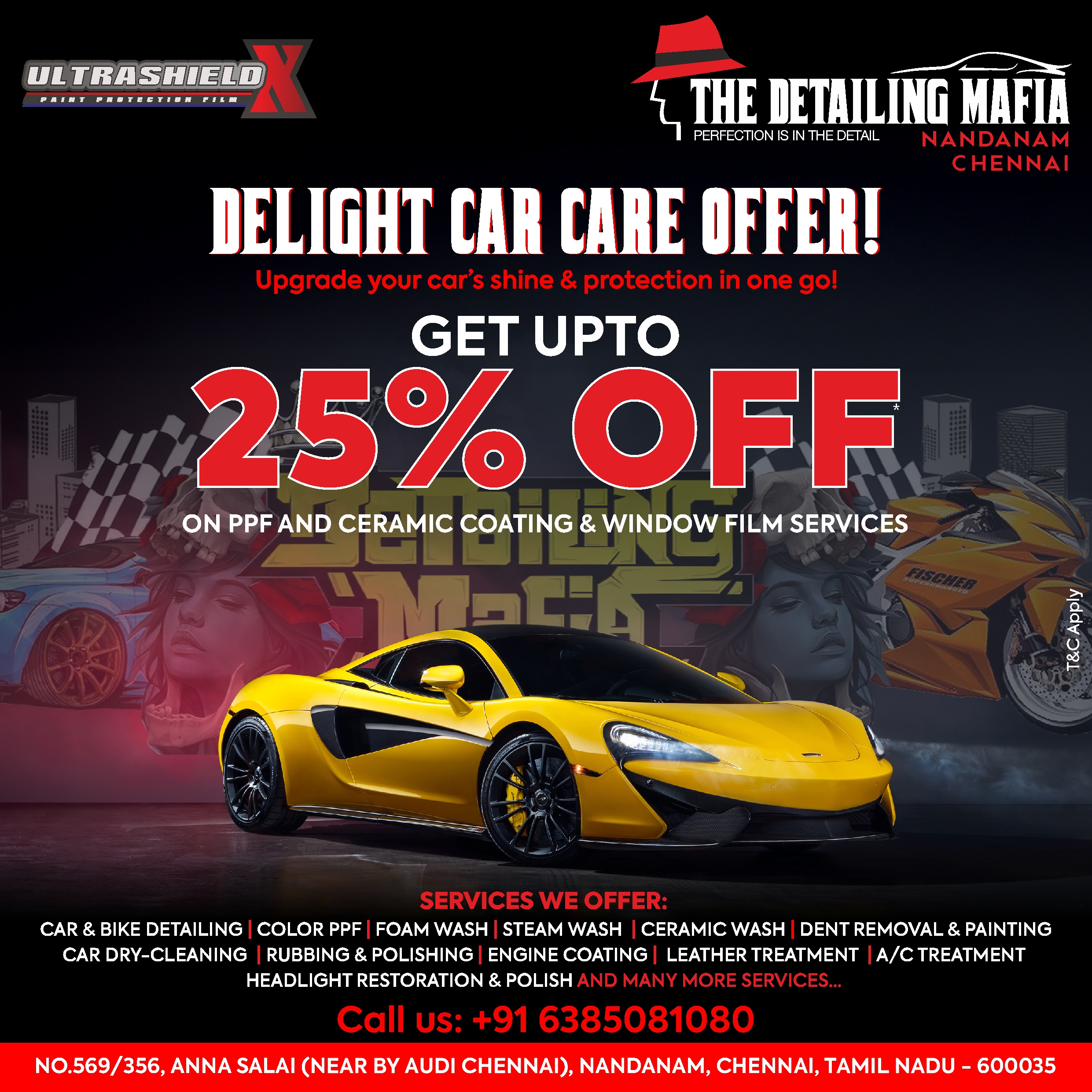 The Detailing Mafia Nandanam Chennai Facebook ad: Chennai: Premium Car Detailing Services