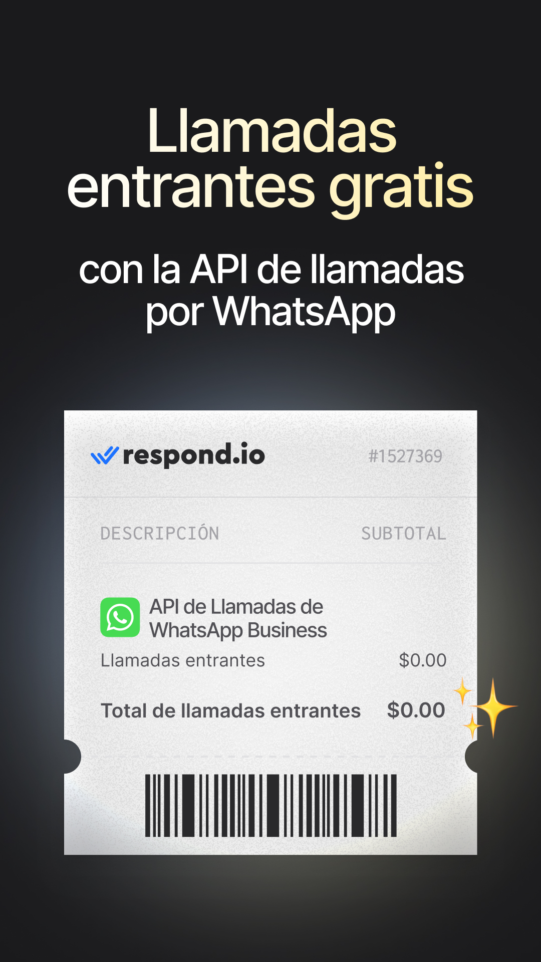 respond.io Facebook ad