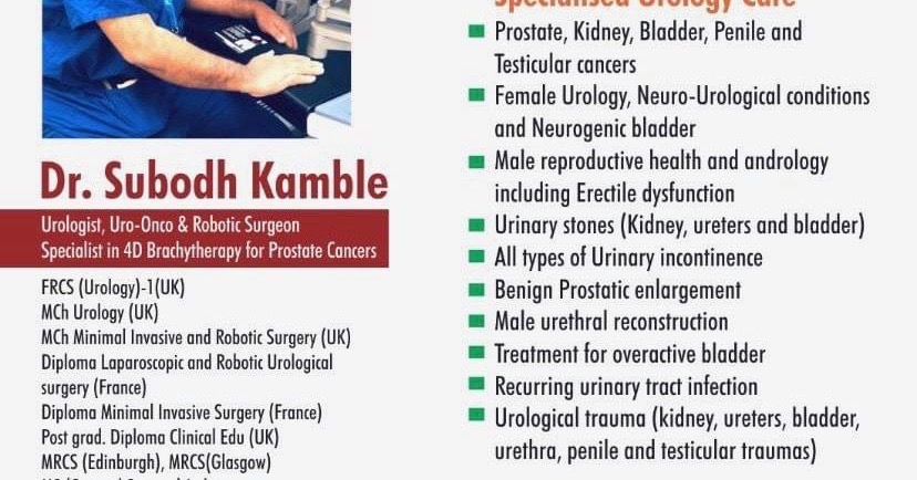 Dr Subodh Kamble- Urologist Facebook ad