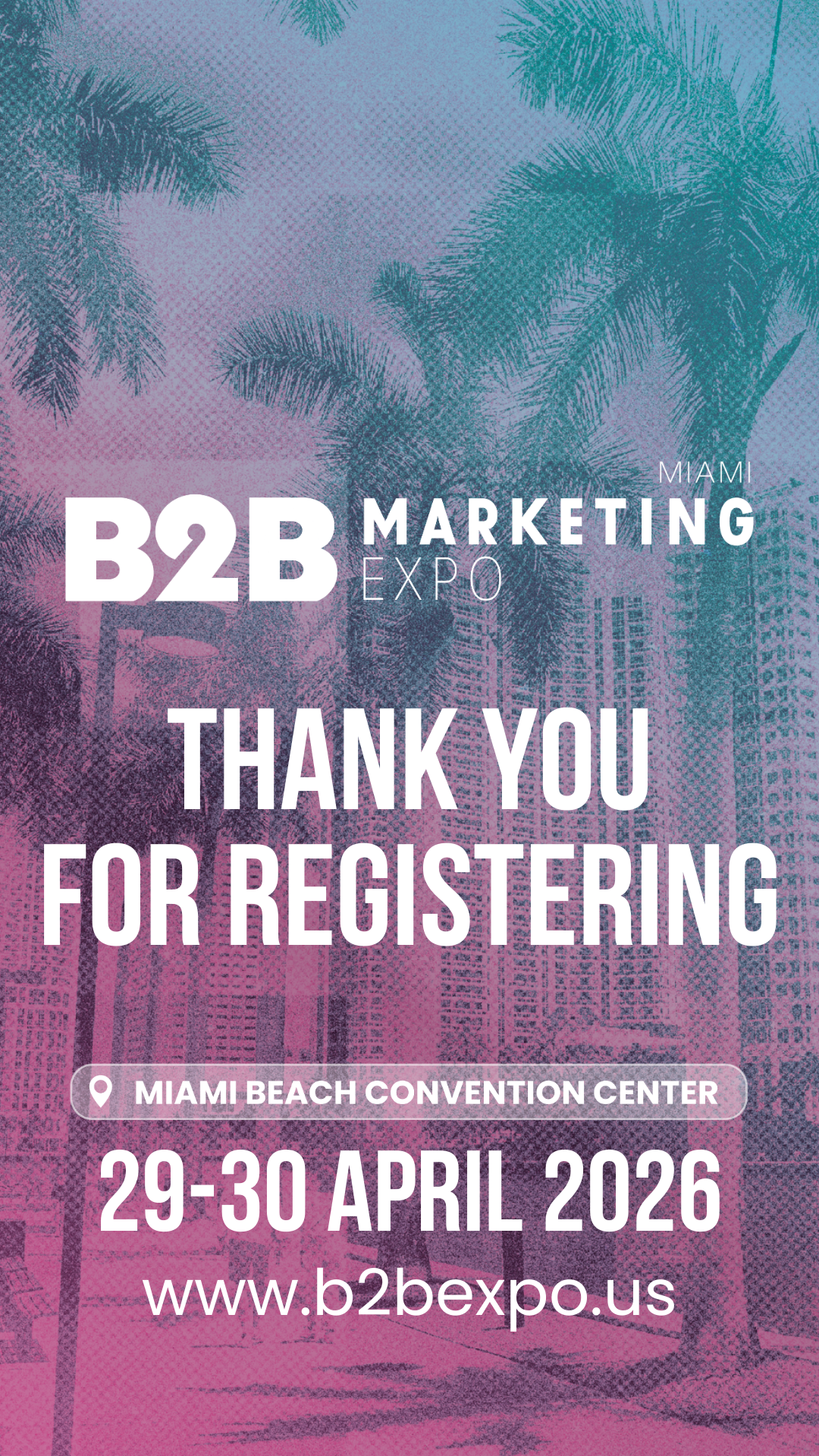 B2B Marketing Expo US Facebook ad
