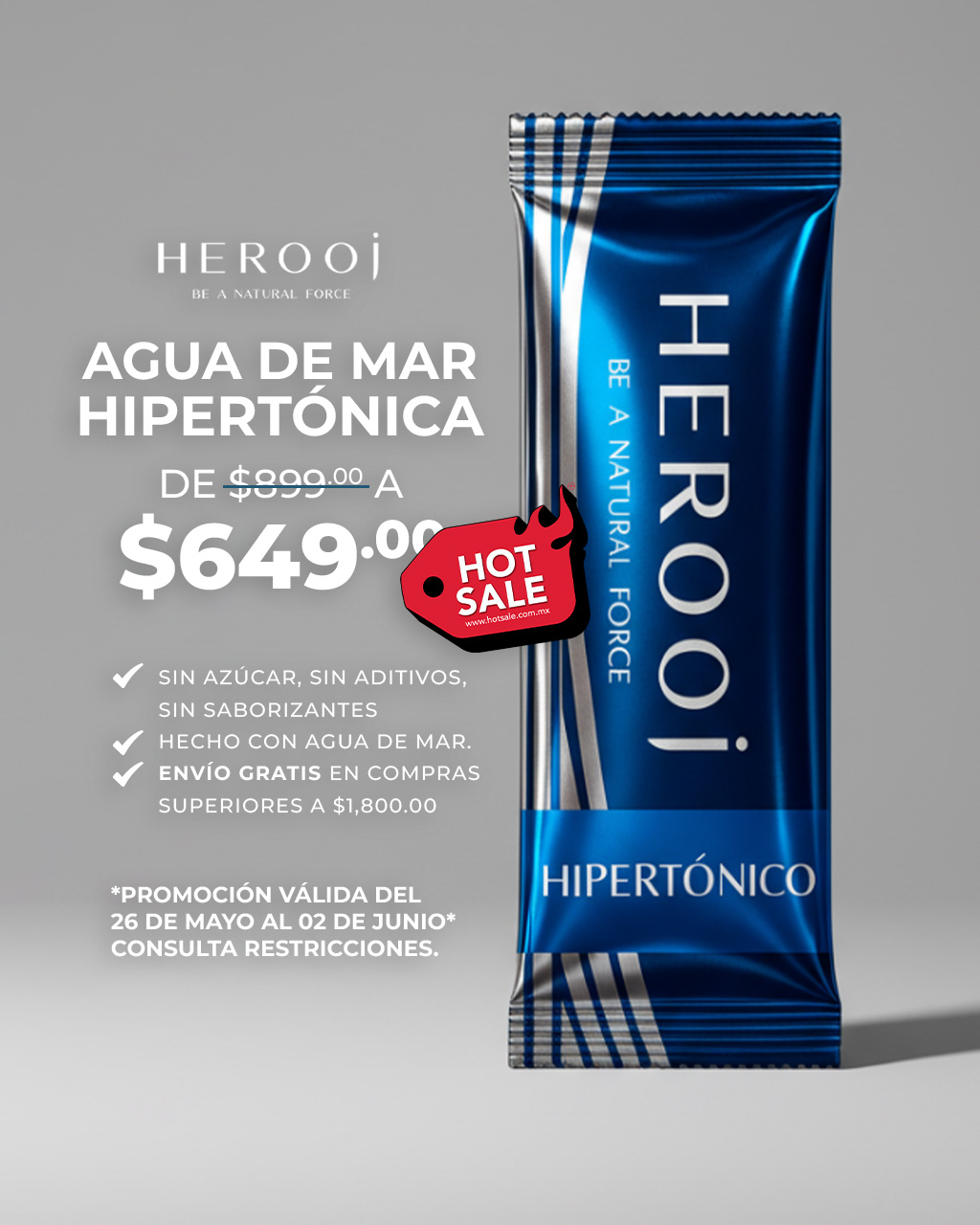 Herooj México Facebook ad