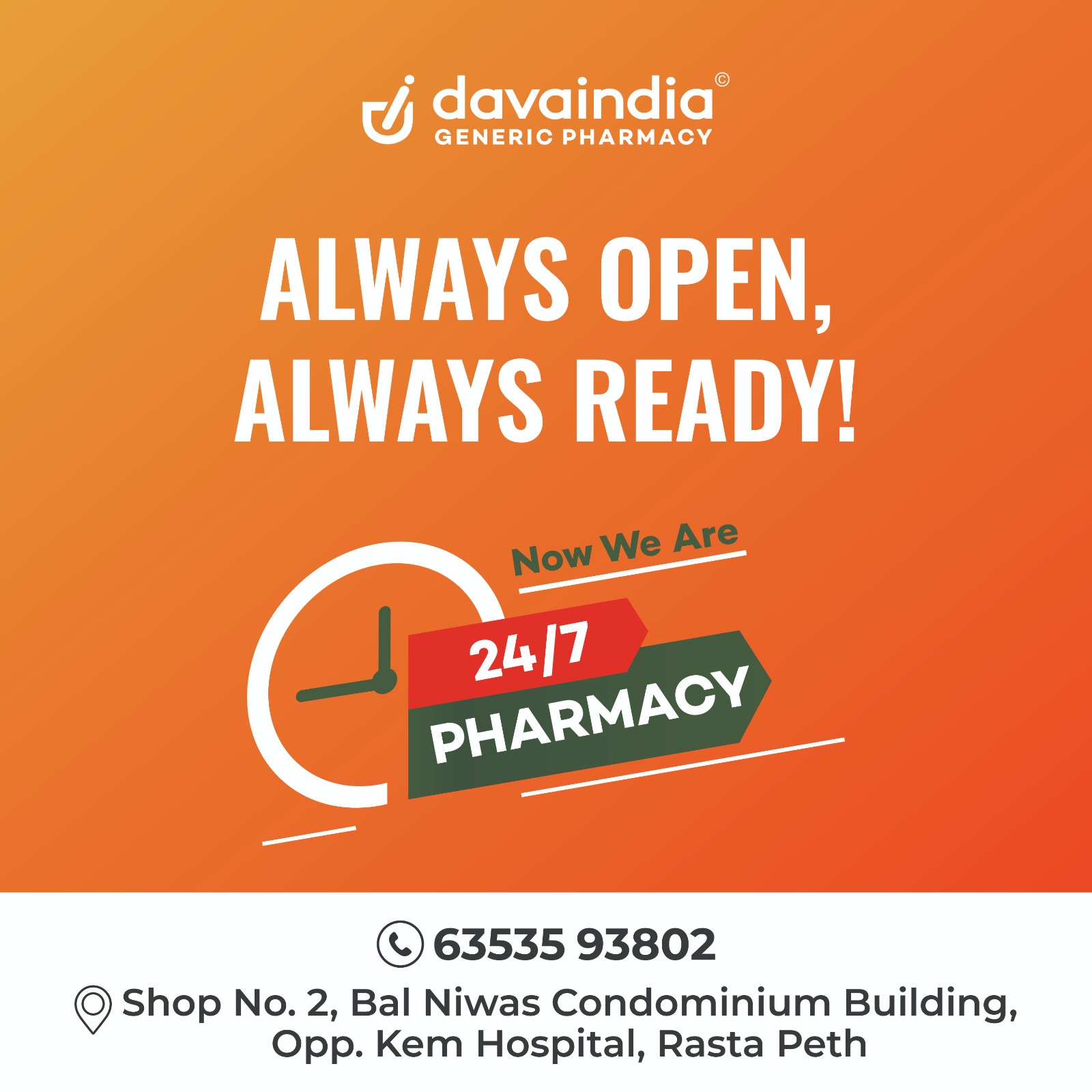 Davaindia Generic Pharmacy Facebook ad