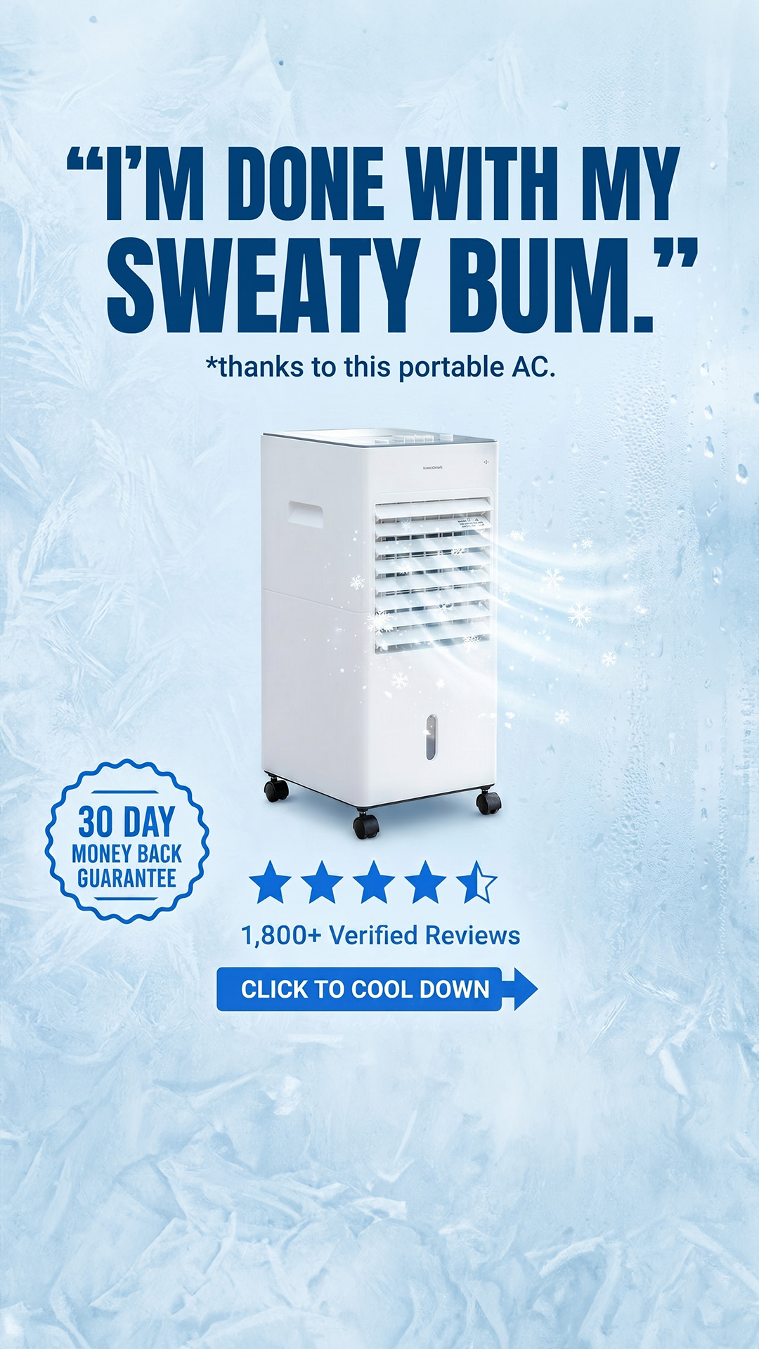 Lifesupplygoods Facebook ad: Beat the UK Heatwave - 55% Off Today