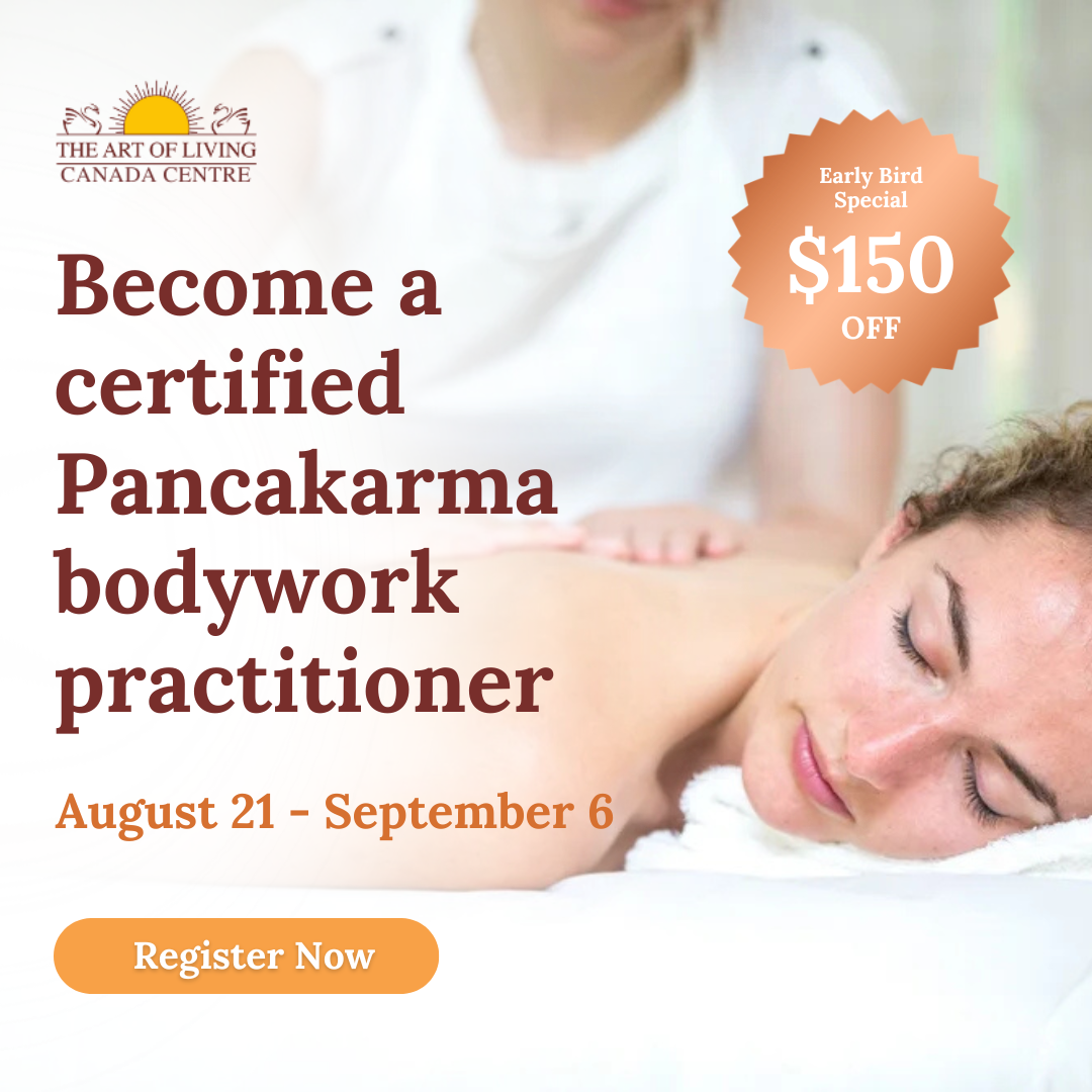 Sri Sri Ayurveda Canada Facebook ad