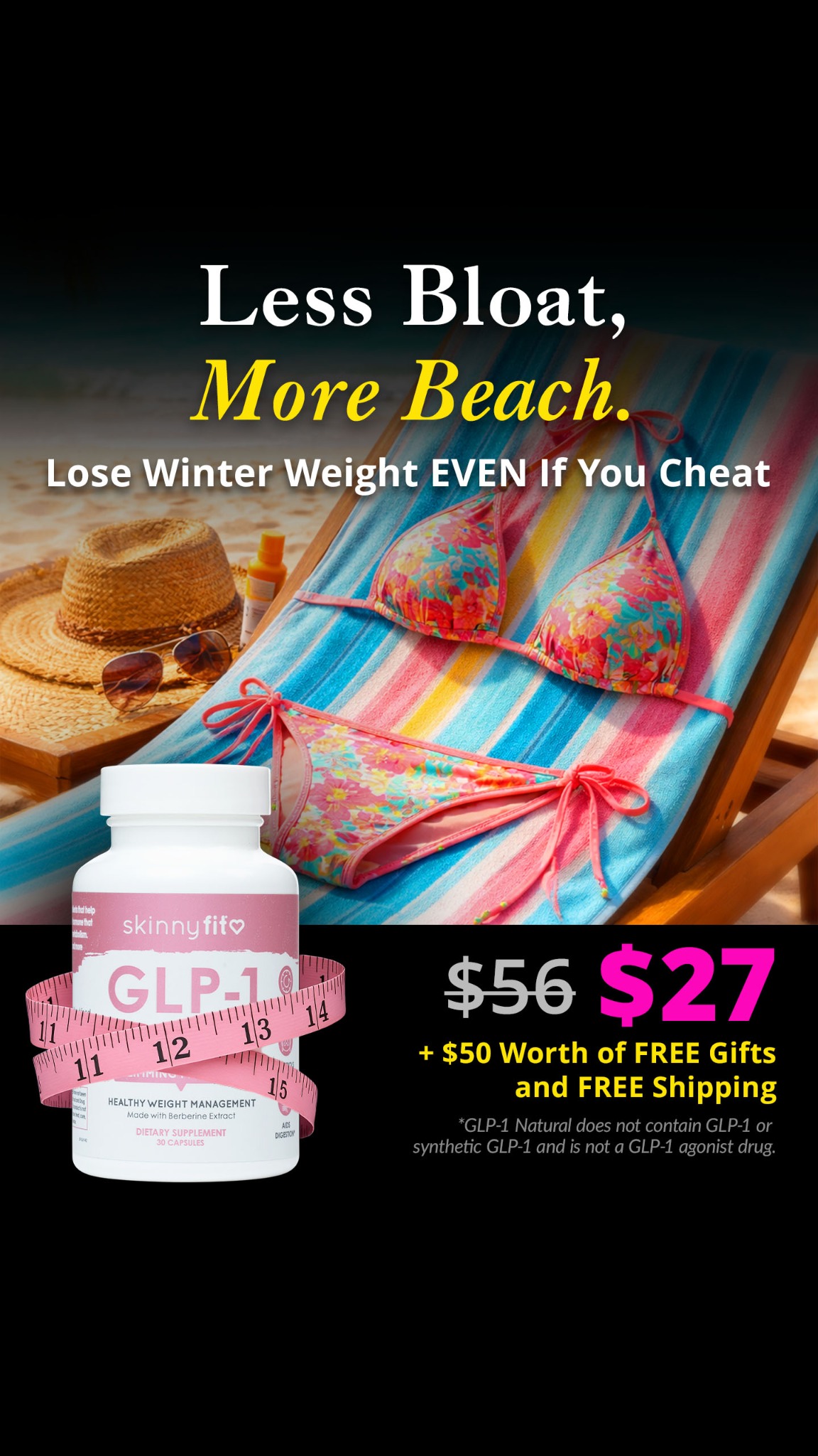 SkinnyFit Facebook ad