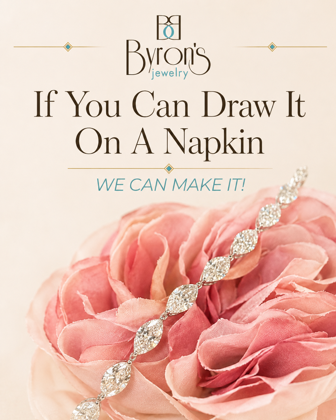 Byron's Jewelry Facebook ad: Jewelry Made For You