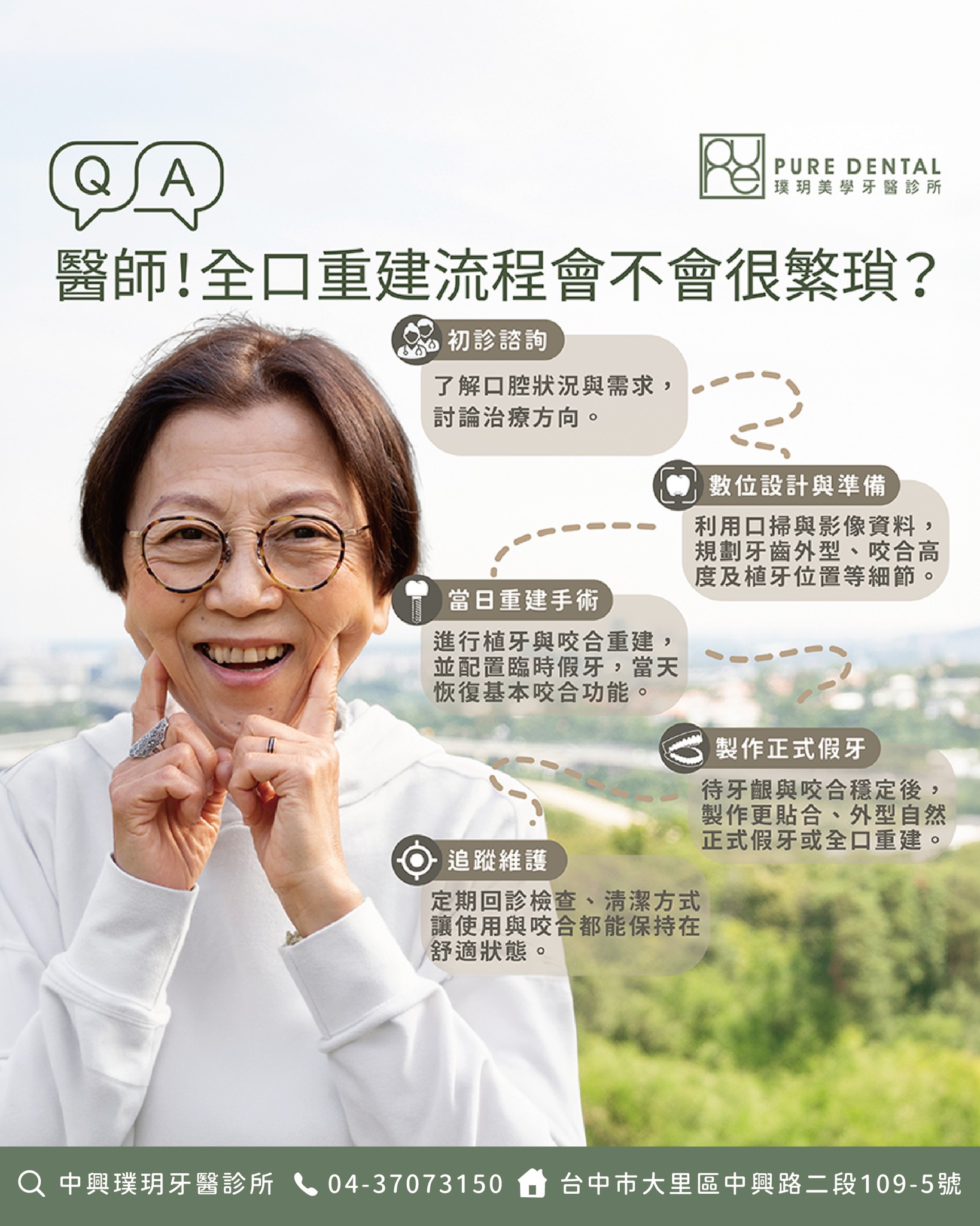中興璞玥牙醫診所 Facebook ad: 很多缺牙的病患,因為害怕療程漫長而一再拖延,反而讓口腔狀況越來越糟,進而大大影響生活品質!