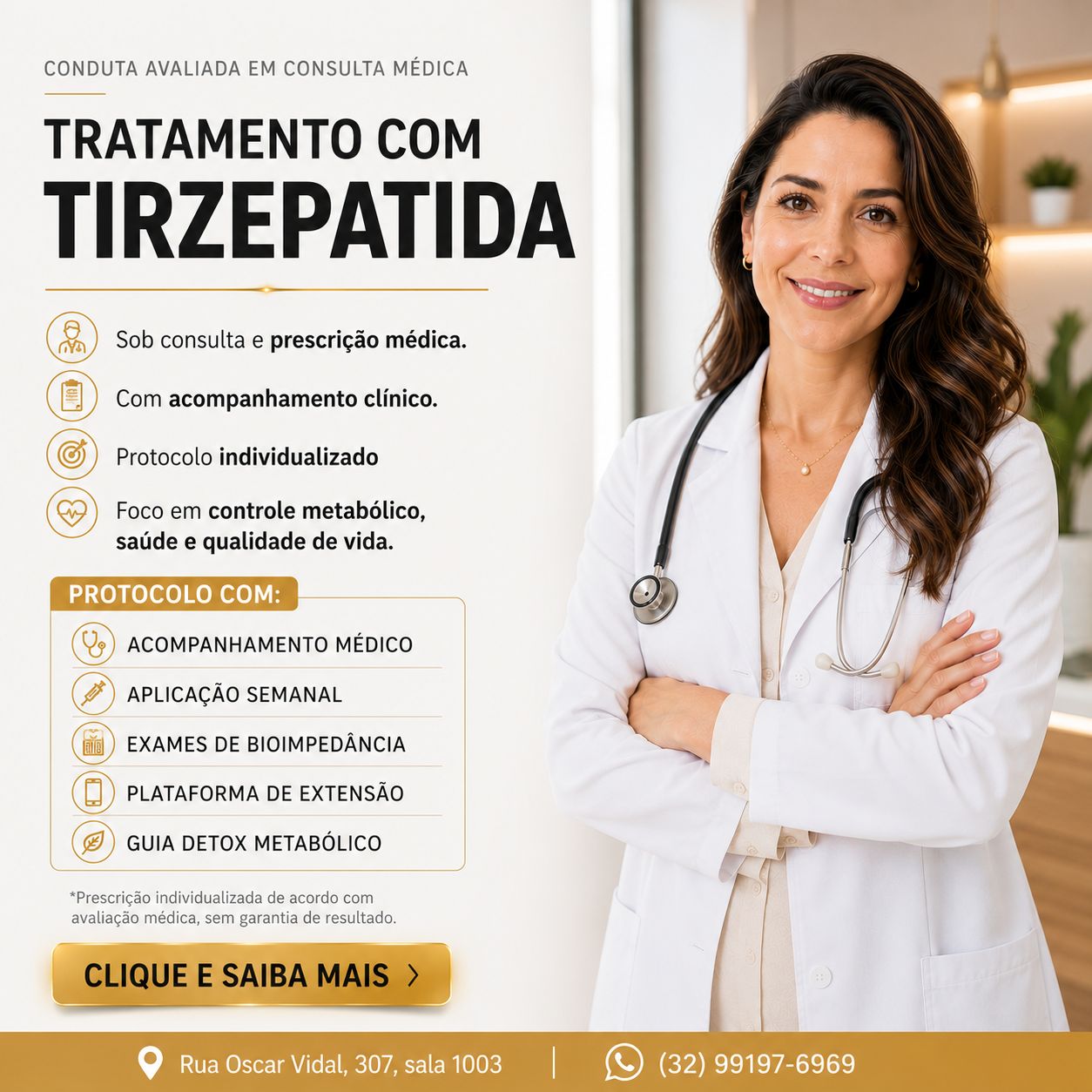 Instituto Edras Facebook ad: Tratamento Médico com Tirzepatida