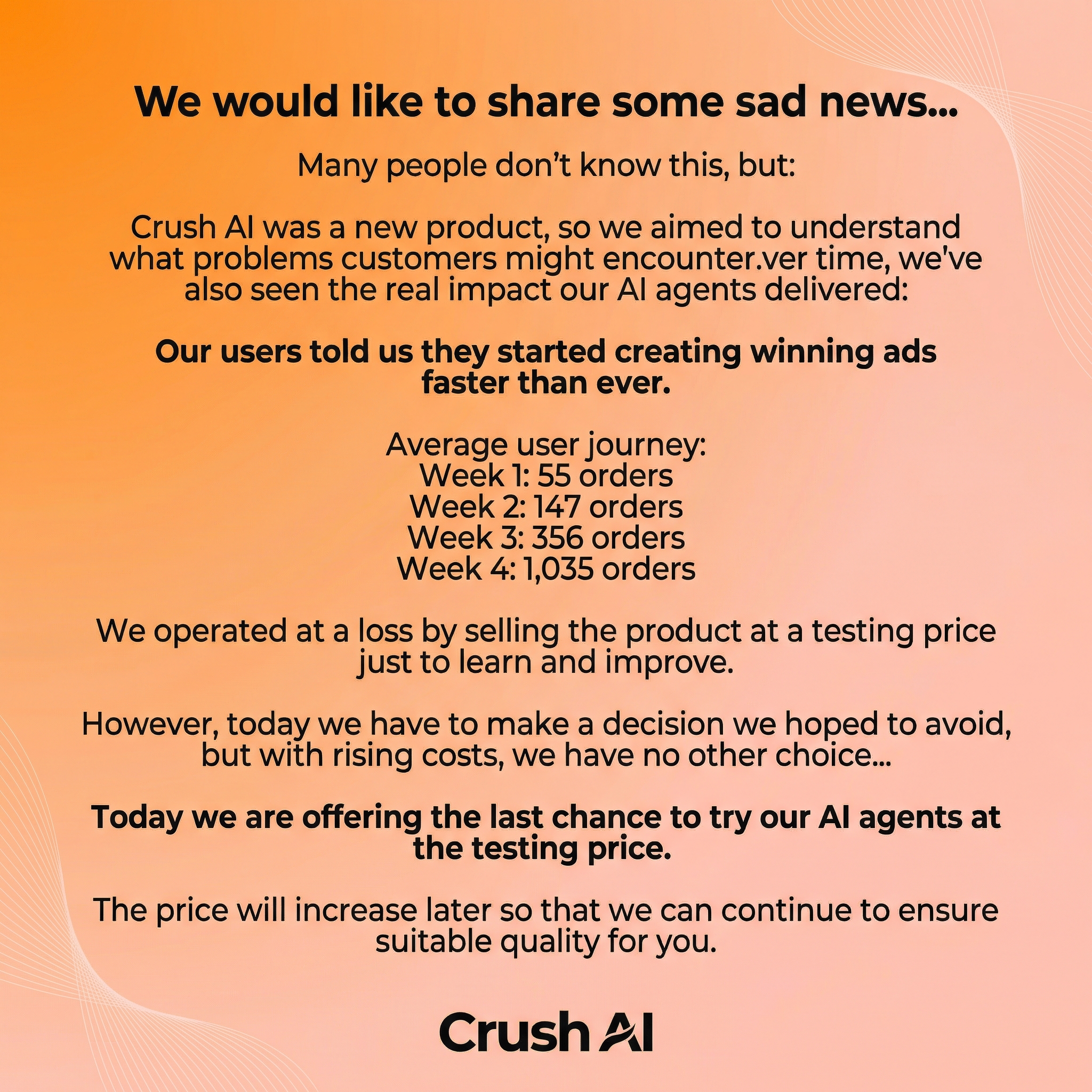 trycrush.ai Facebook ad