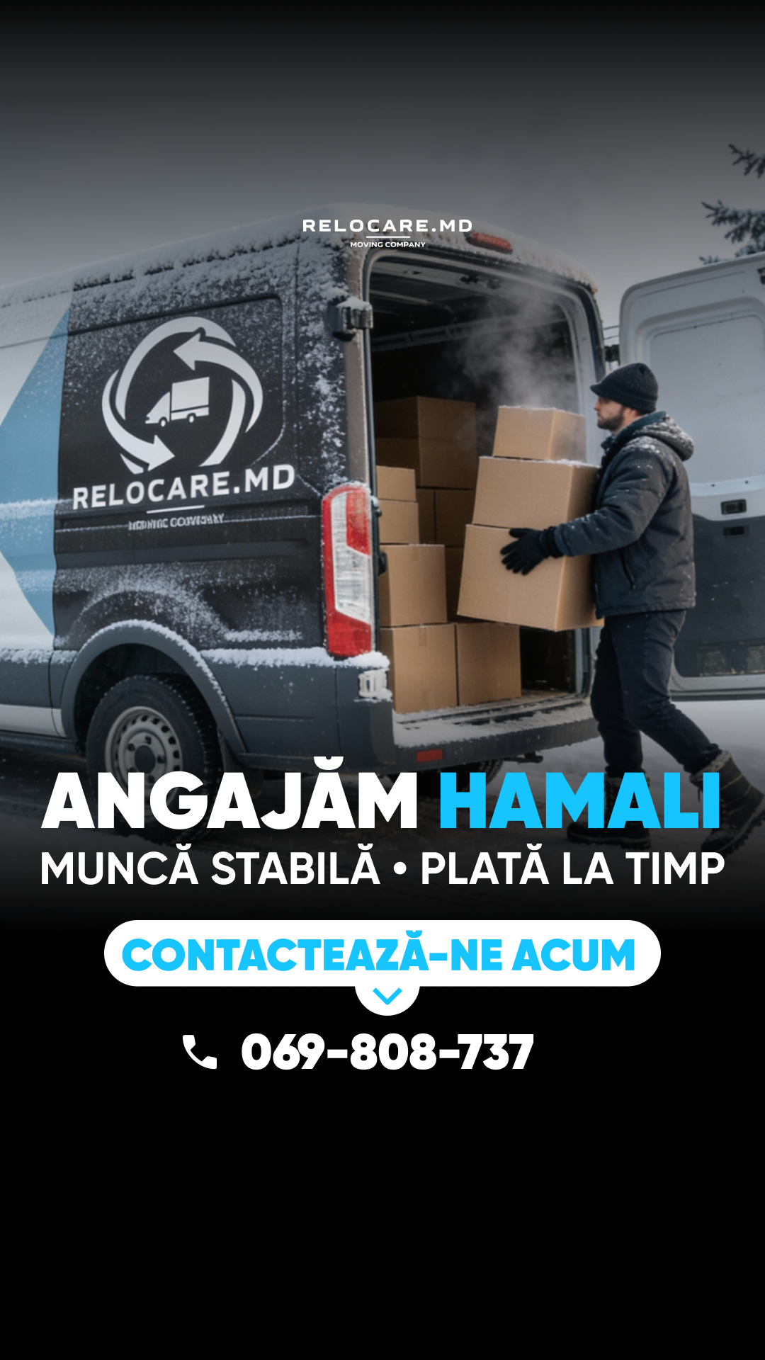 Relocare.MD - Hamali & Transport Facebook ad