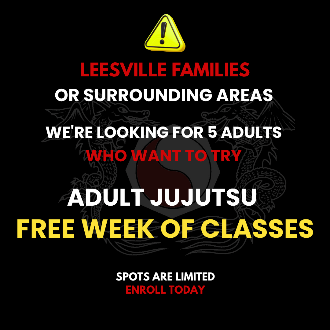 West La Jujutsu Training Academy Facebook ad: Build Strength, Confidence & Focus, 1 FREE Week of Training