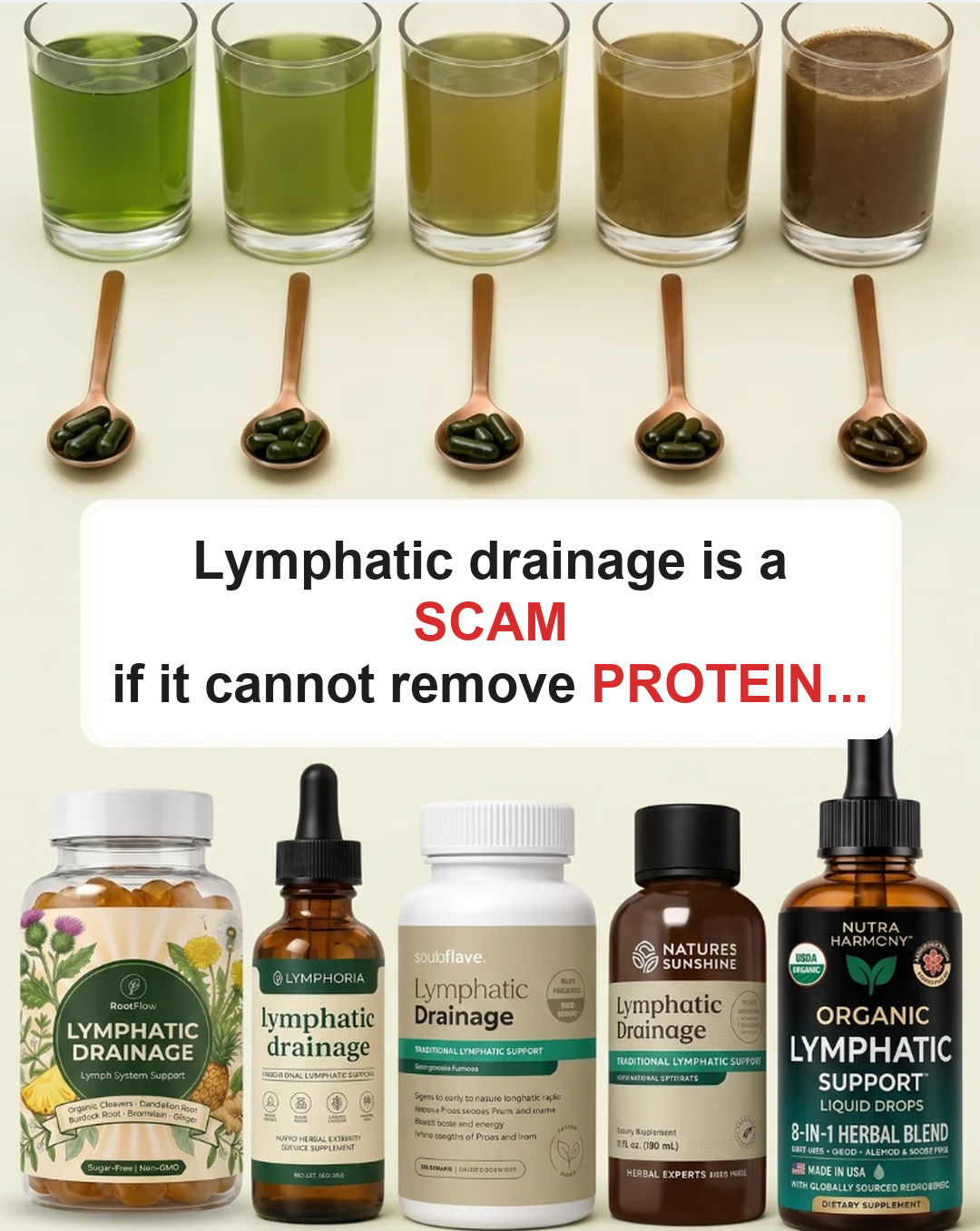 The Lymphatic Health Project Facebook ad: Top 5 Lymphatic Drainage Ranked: Don't Fall For Fake Reviews