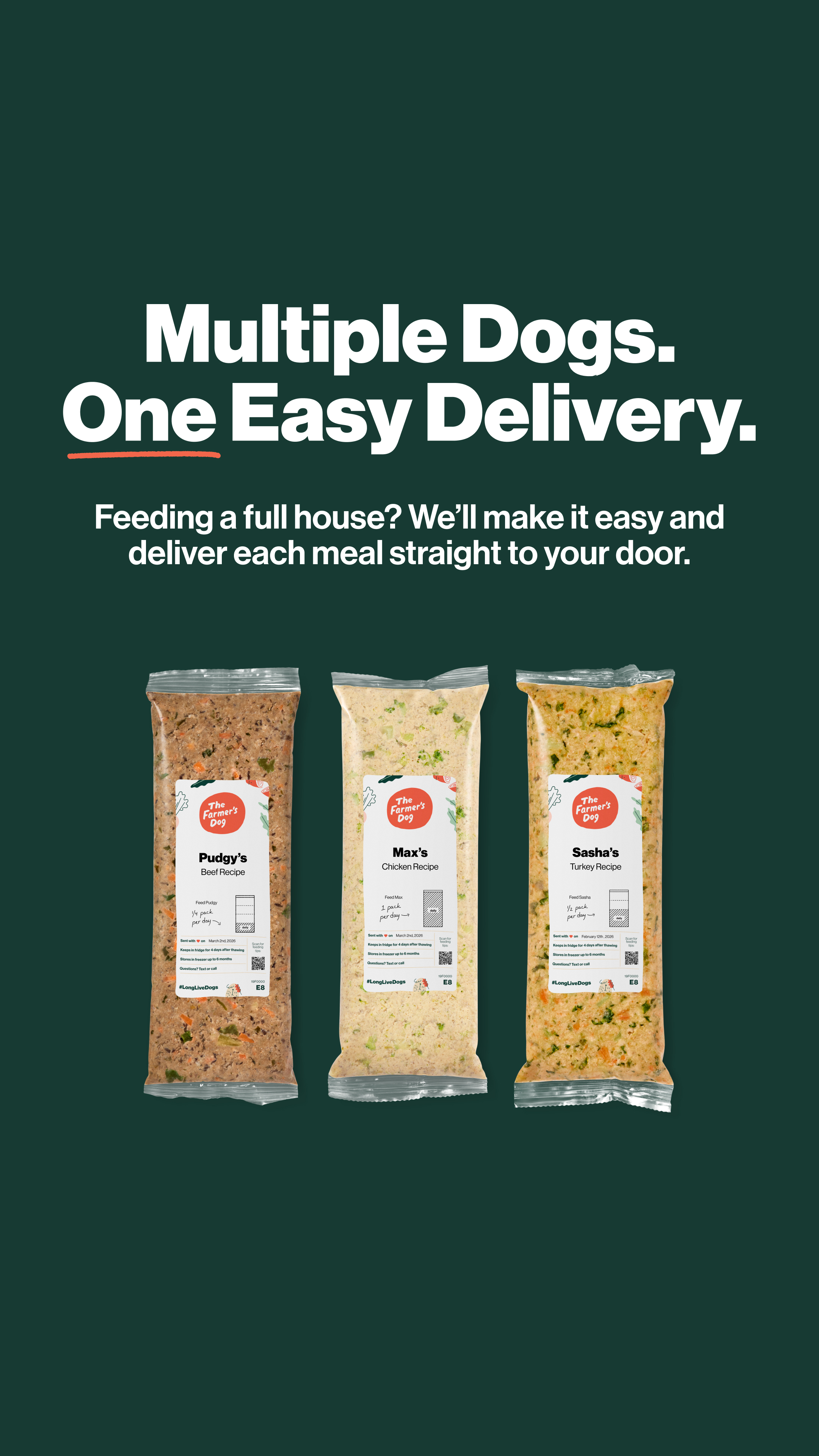 The Farmer's Dog Facebook ad