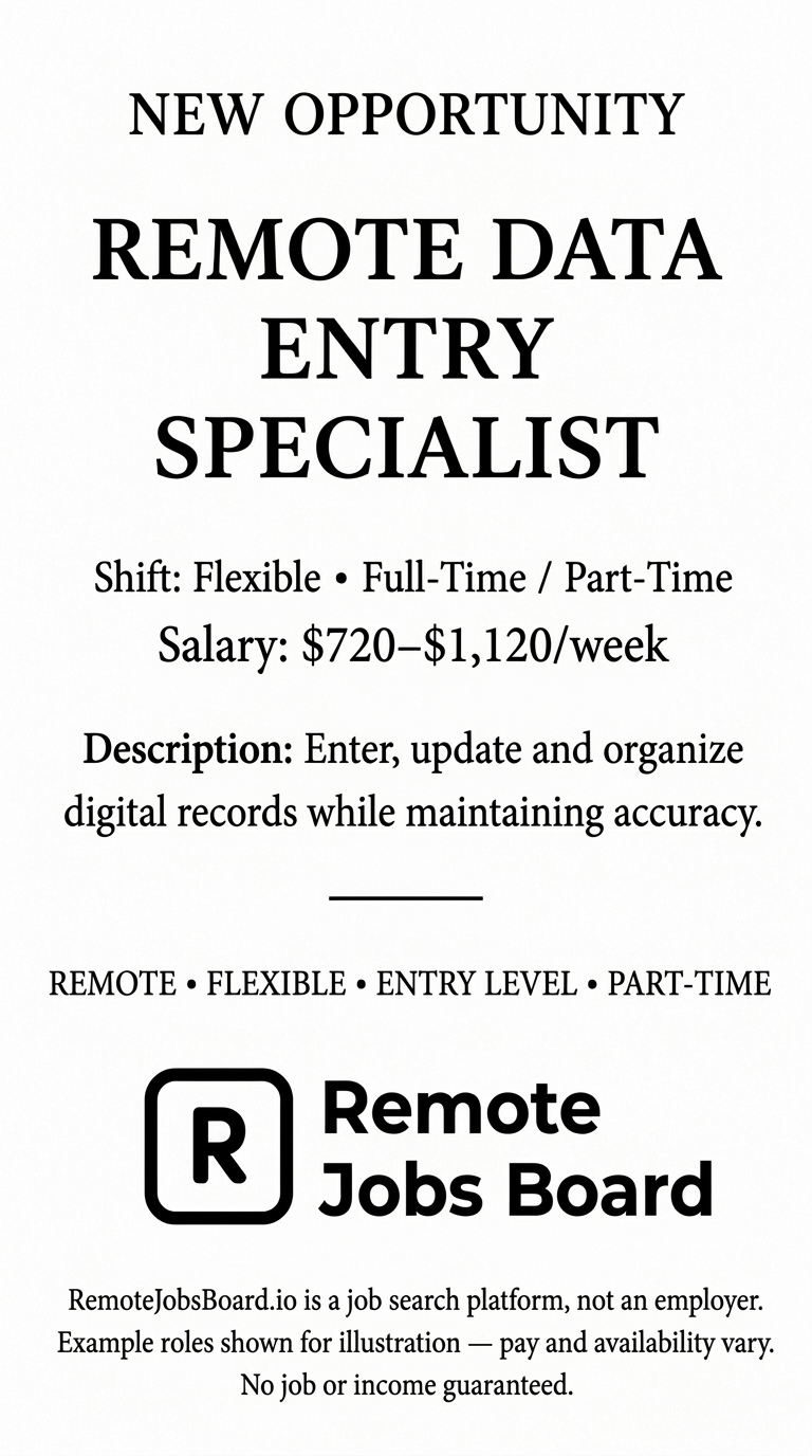Remote Jobs Board - Work From Anywhere Facebook ad