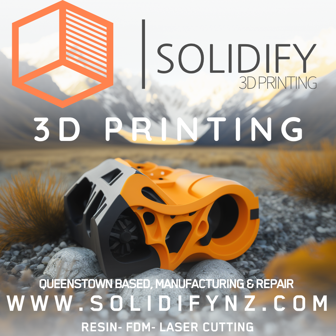 Solidify 3D Printing Queenstown Facebook ad: Solidify 3D Printing