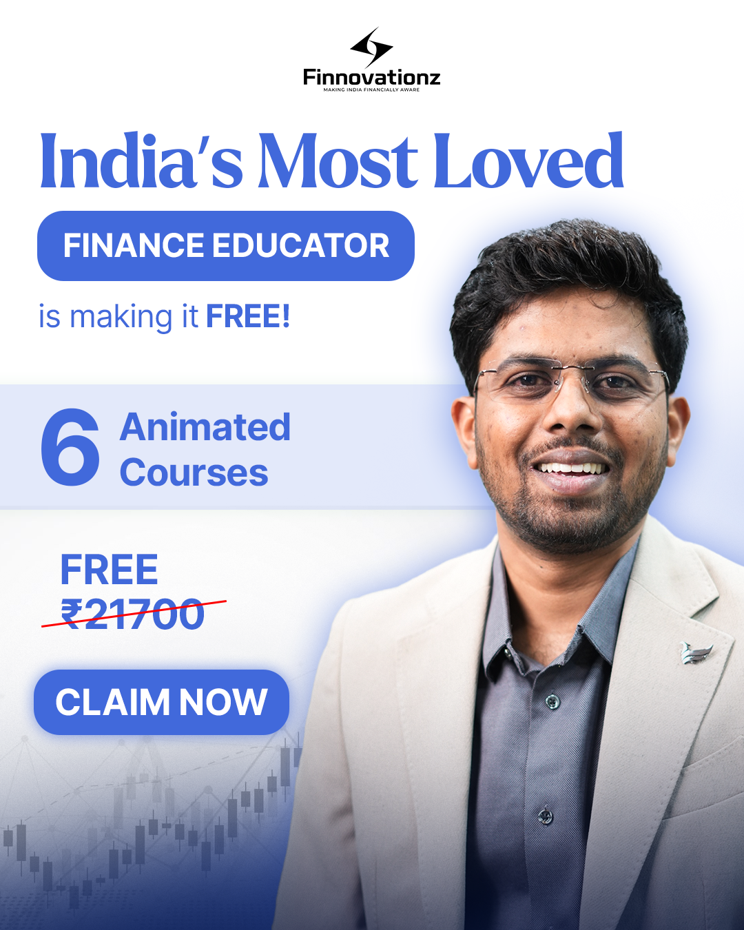 FinnovationZ by Prasad Facebook ad: Free Stock Market Training