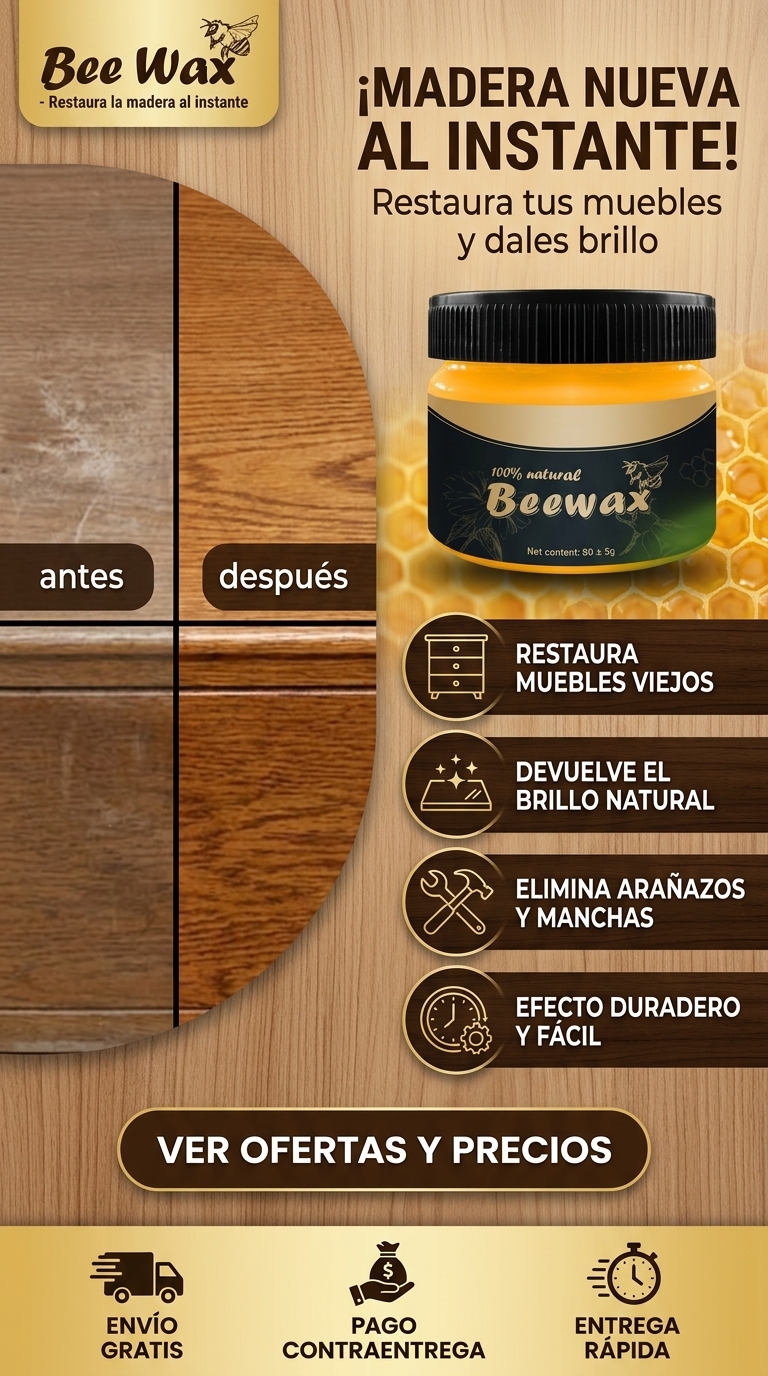 Global Import Facebook ad: BEEWAX Cera para muebles y piso
