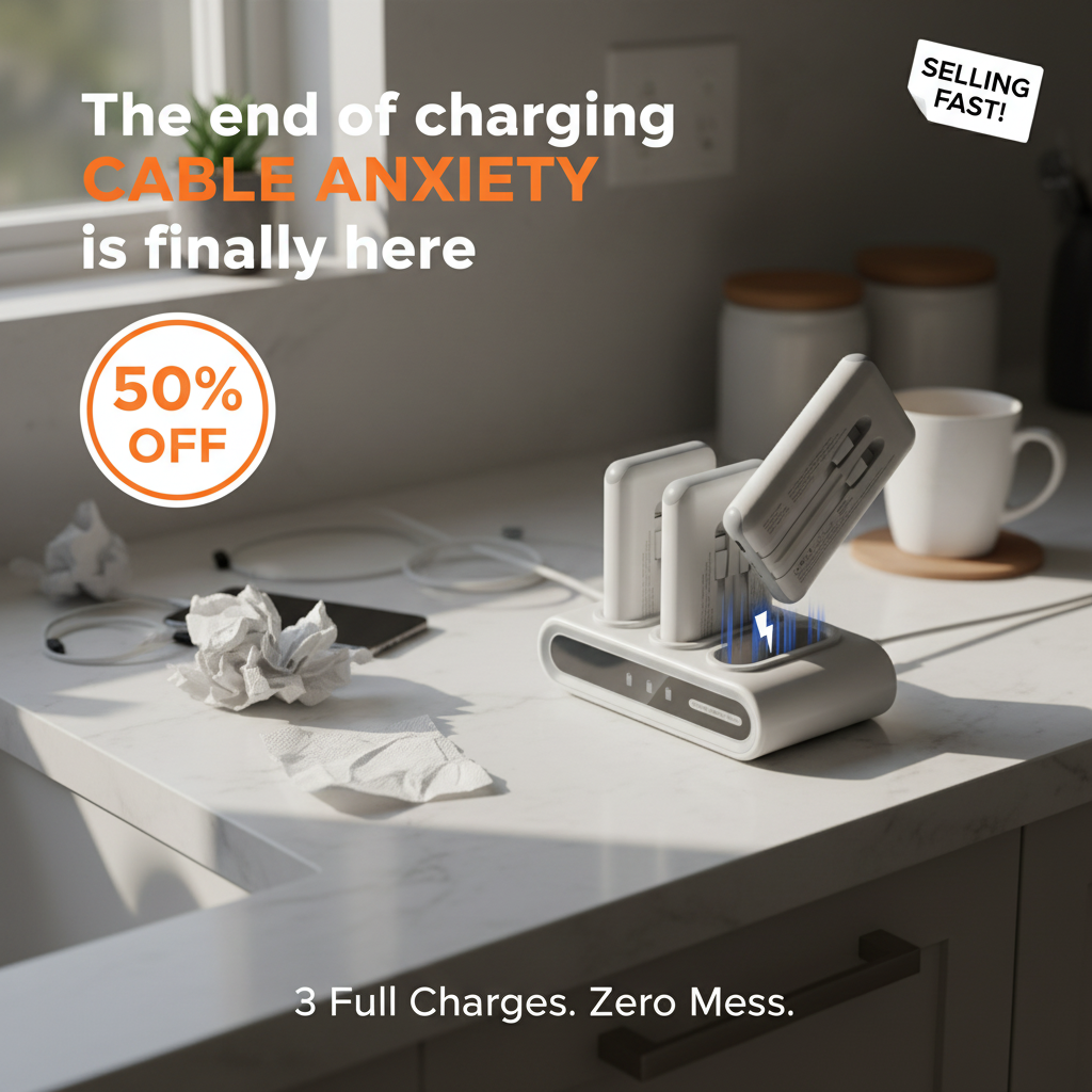 Kikinana Facebook ad: 3-Pack Power Bank Station