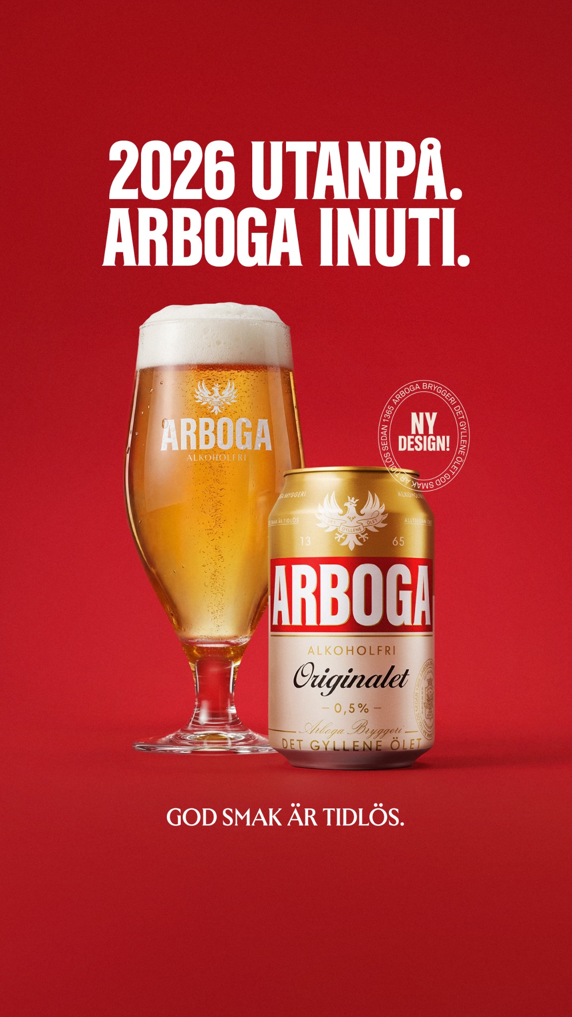 Arboga Bryggeri Facebook ad from Mar 19, 2026