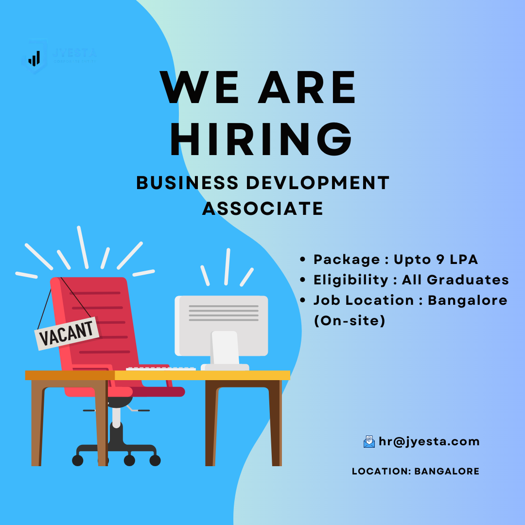 Jyesta Corporate Entity Facebook ad: We’re Hiring Business Development Associates, Apply Now!