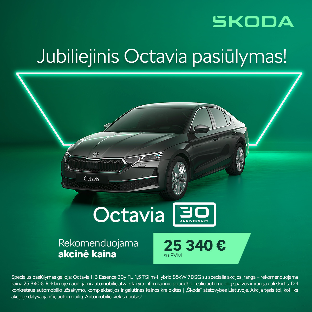 Škoda Facebook ad