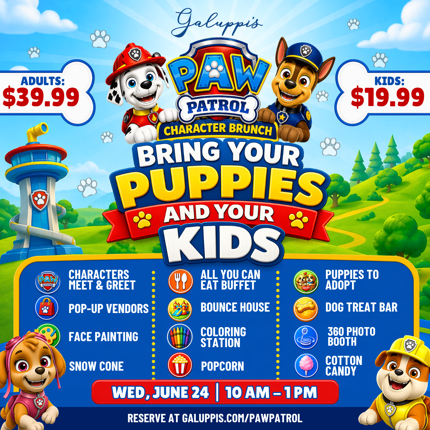 Galuppi's Facebook ad