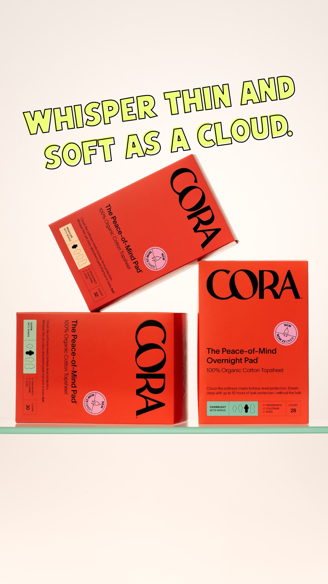 Cora Facebook ad