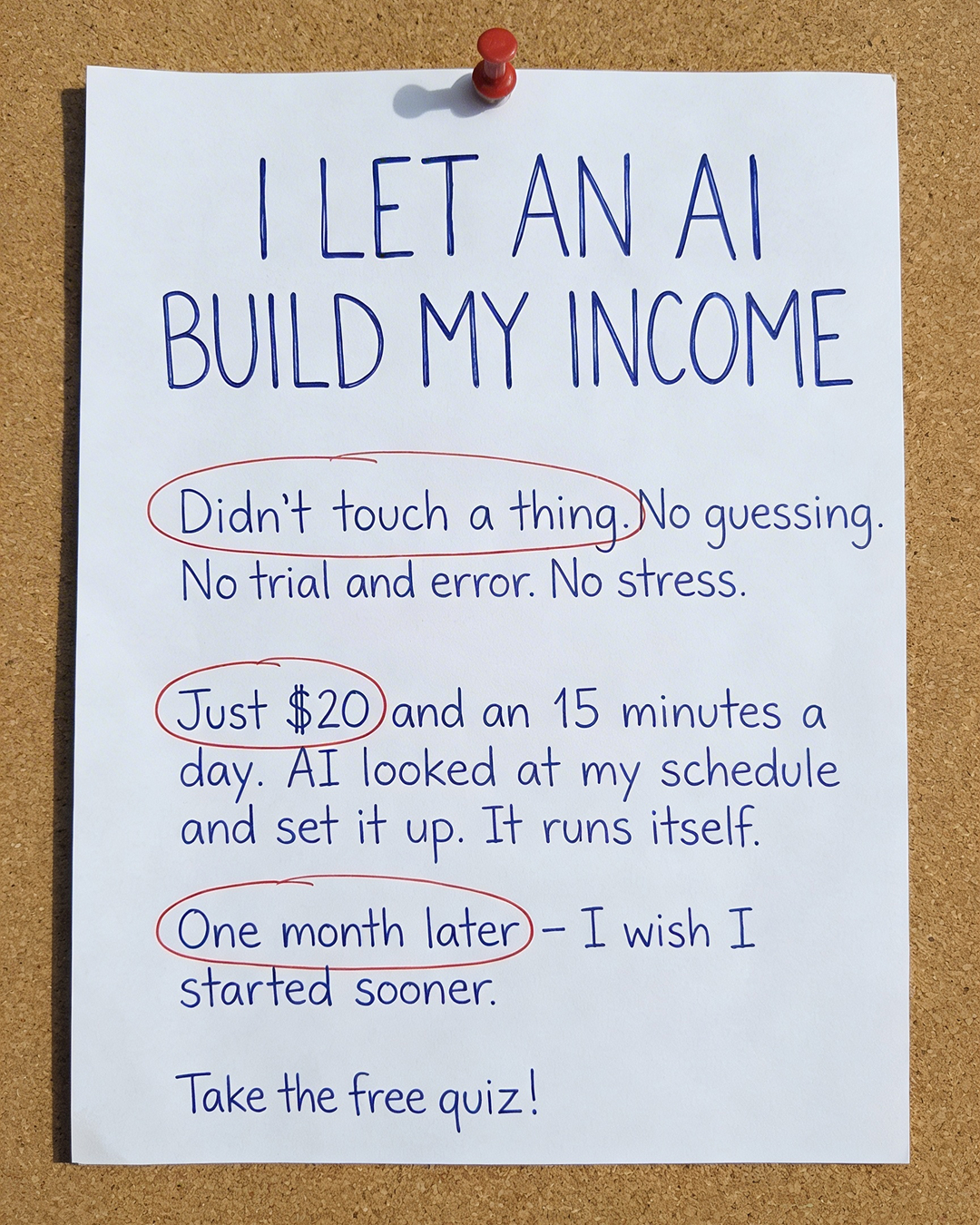Practical AI Facebook ad