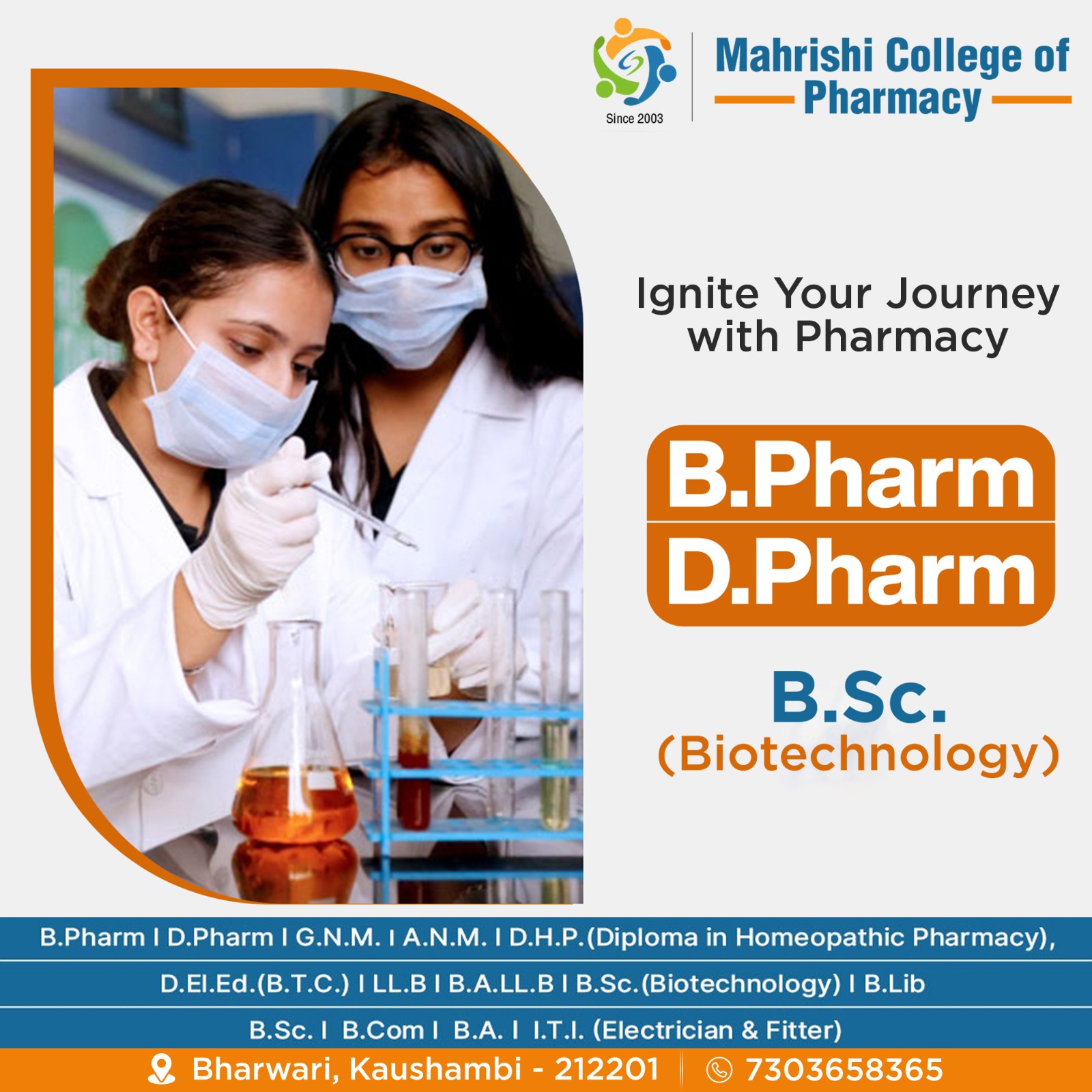 Maharishi Colleges Facebook ad