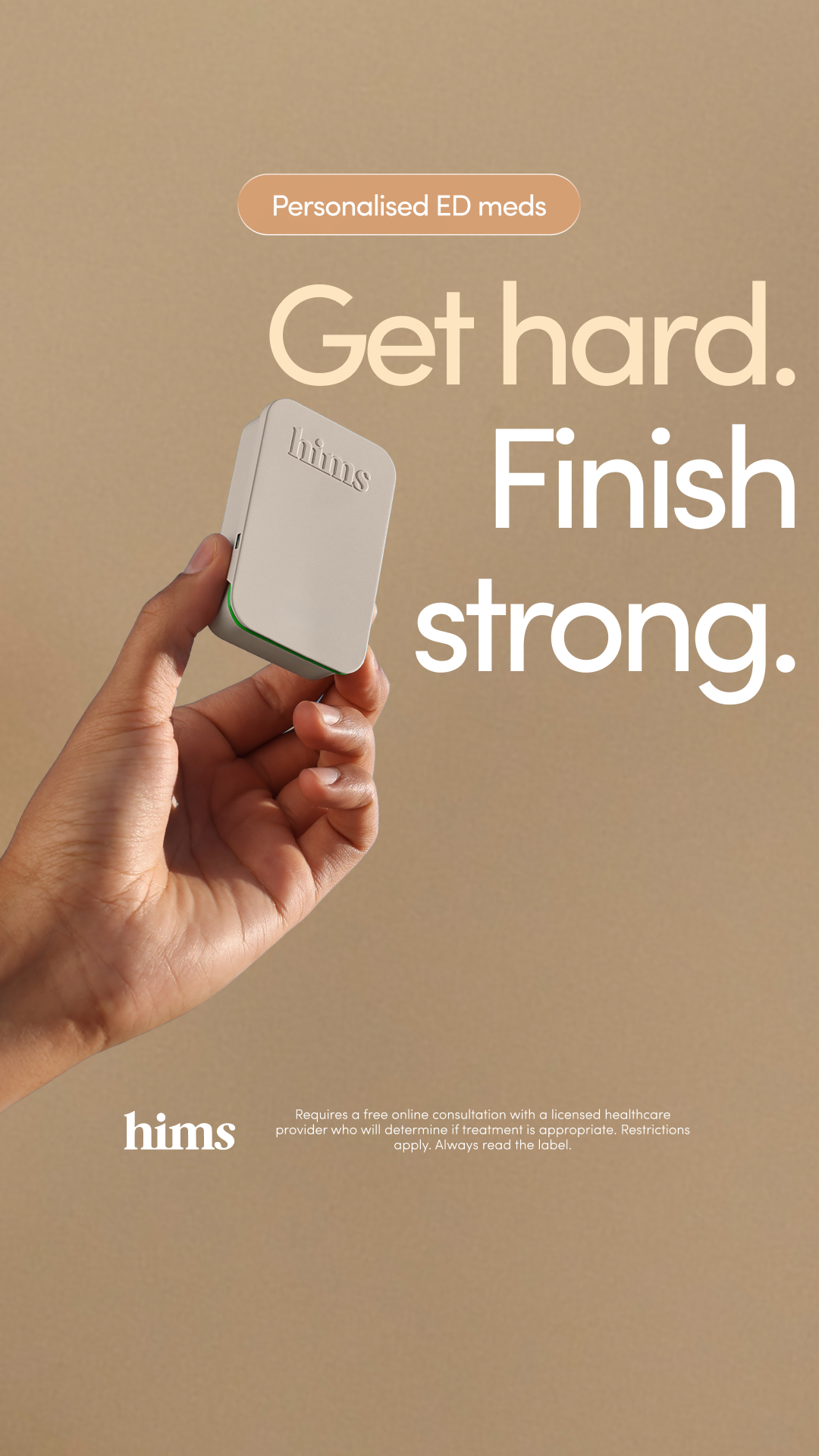 hims Facebook ad