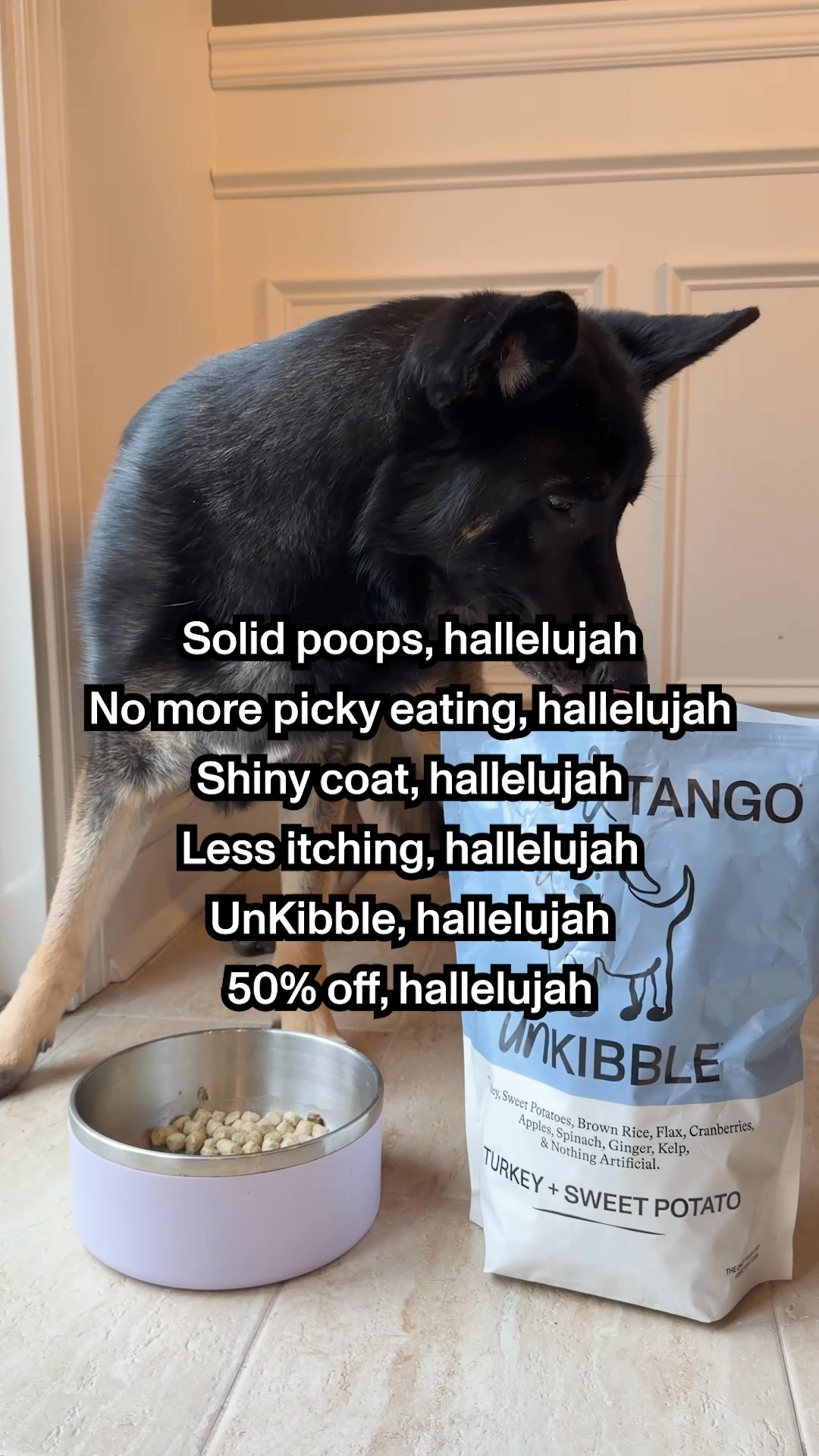 Spot and Tango Facebook ad: UnKibble, Try for 50% Off Today