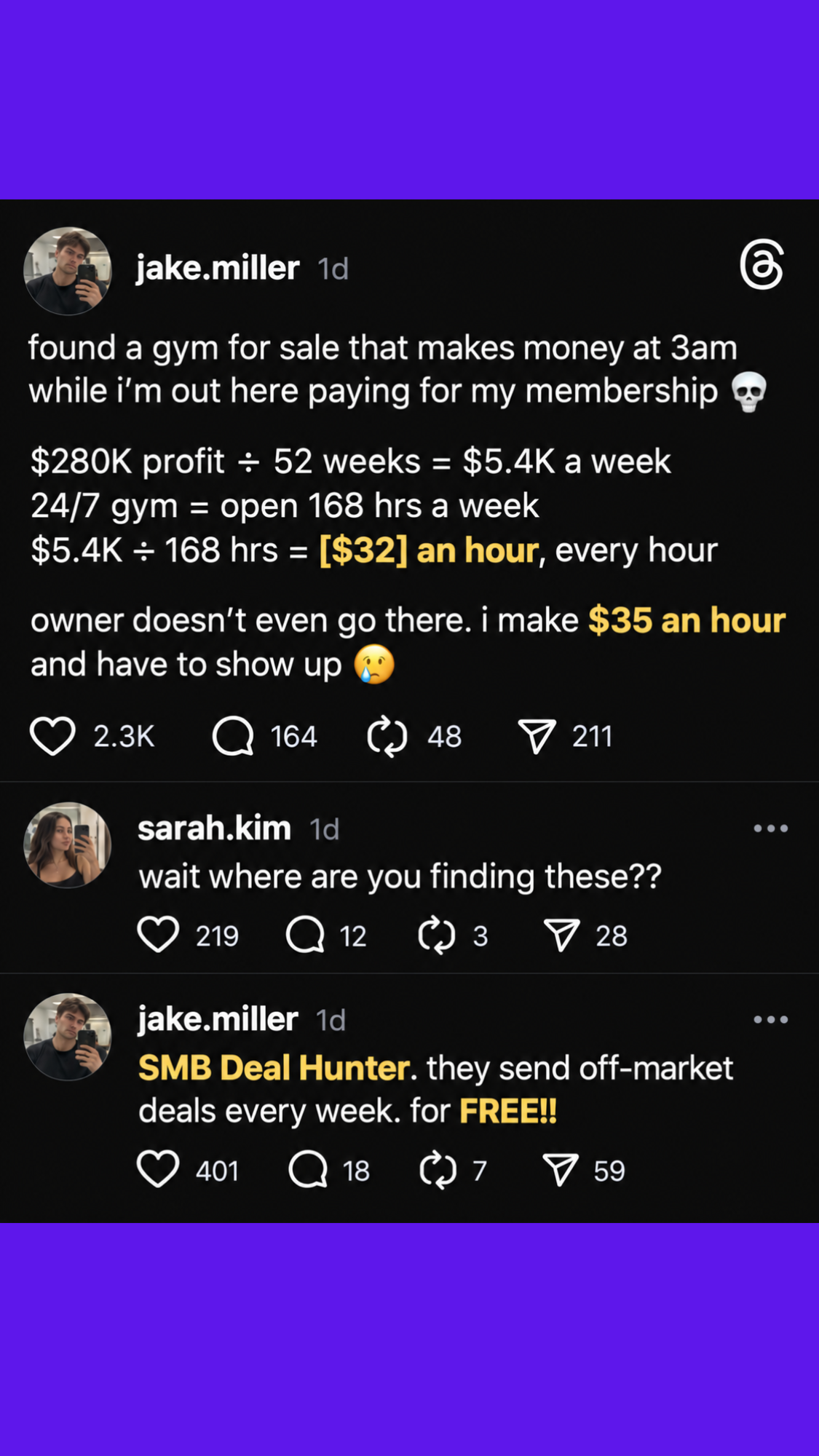 Helen Guo Facebook ad: Want to buy a business but afraid to talk to brokers?