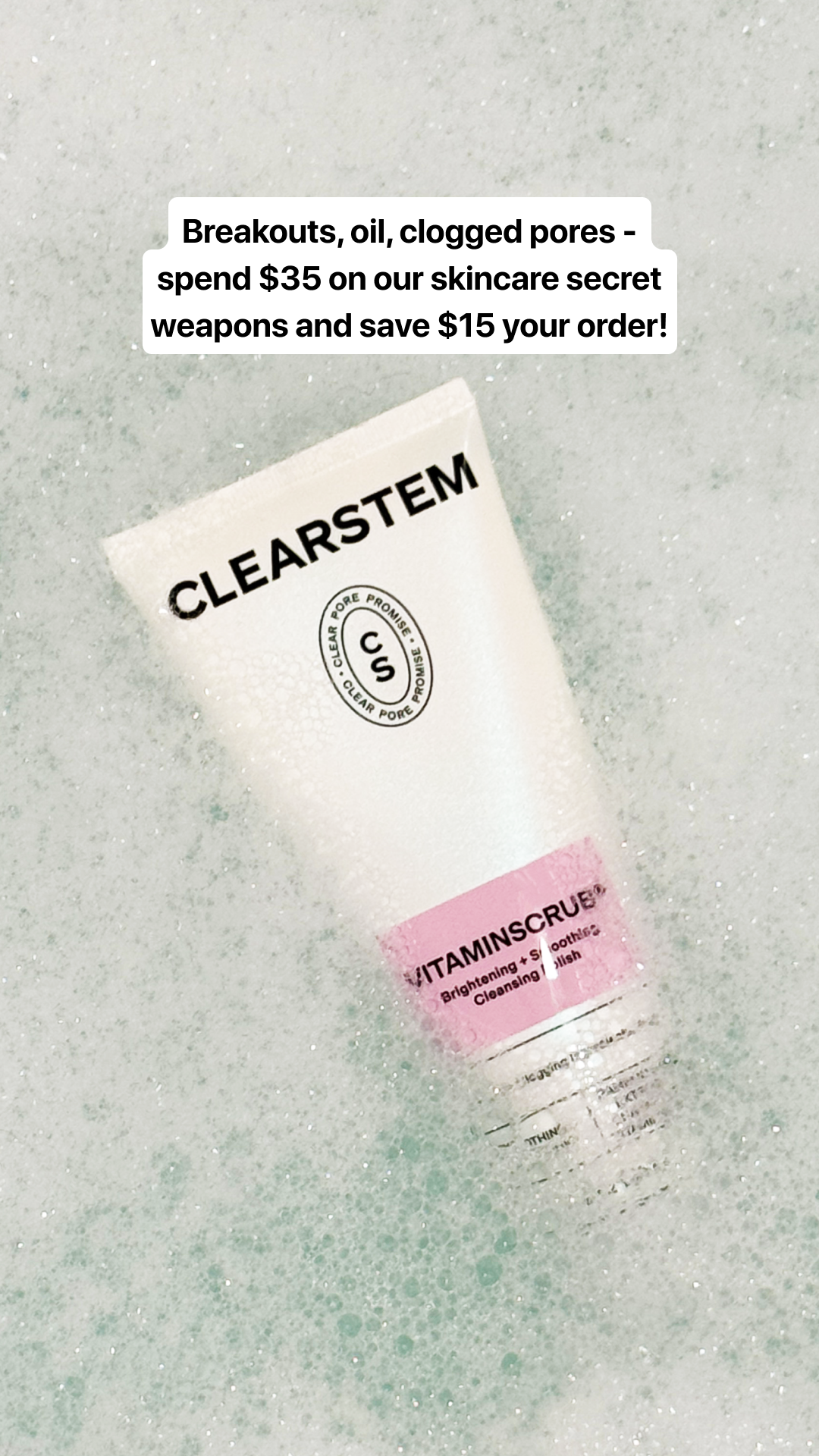 CLEARSTEM Skincare Facebook ad