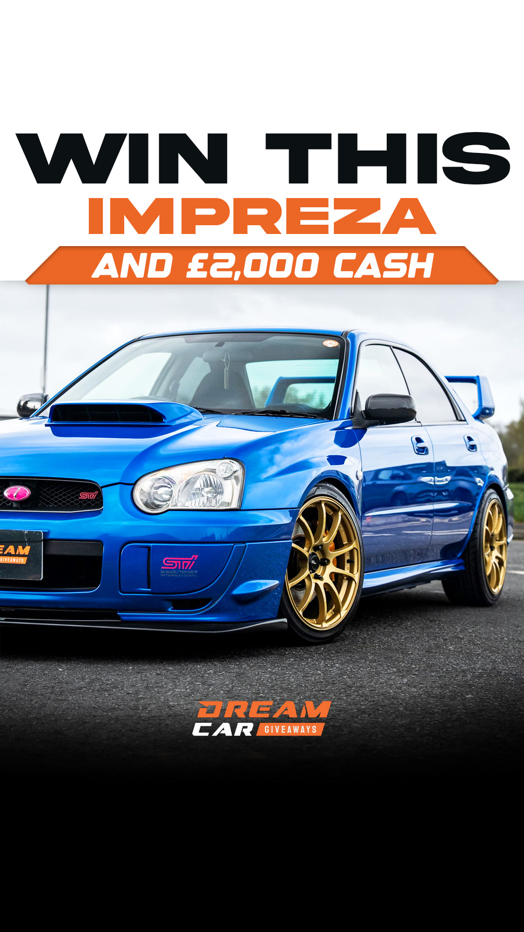 Dream Car Giveaways Facebook ad