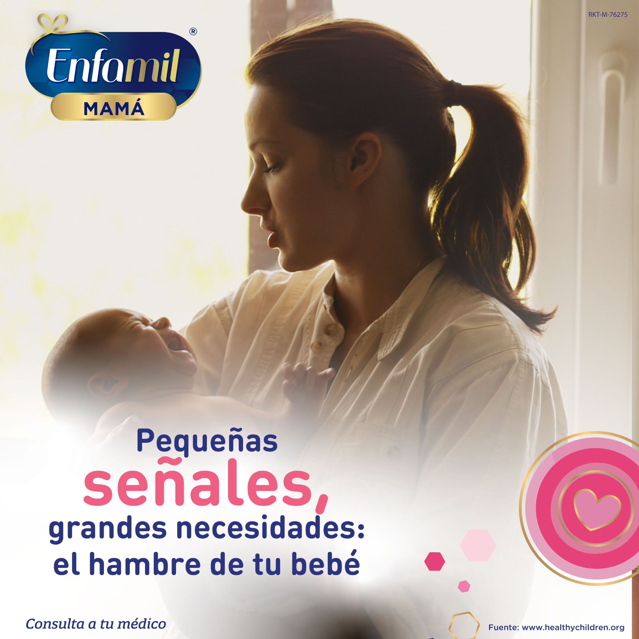 Enfabebé Facebook ad: Conoce las señales tempranas de hambre de tu…