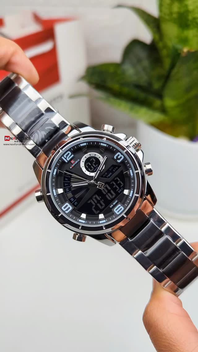 NaviForce Nepal Facebook ad: Dual time, single statement