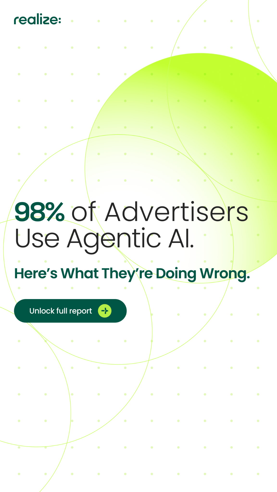Realize For Advertisers Facebook ad